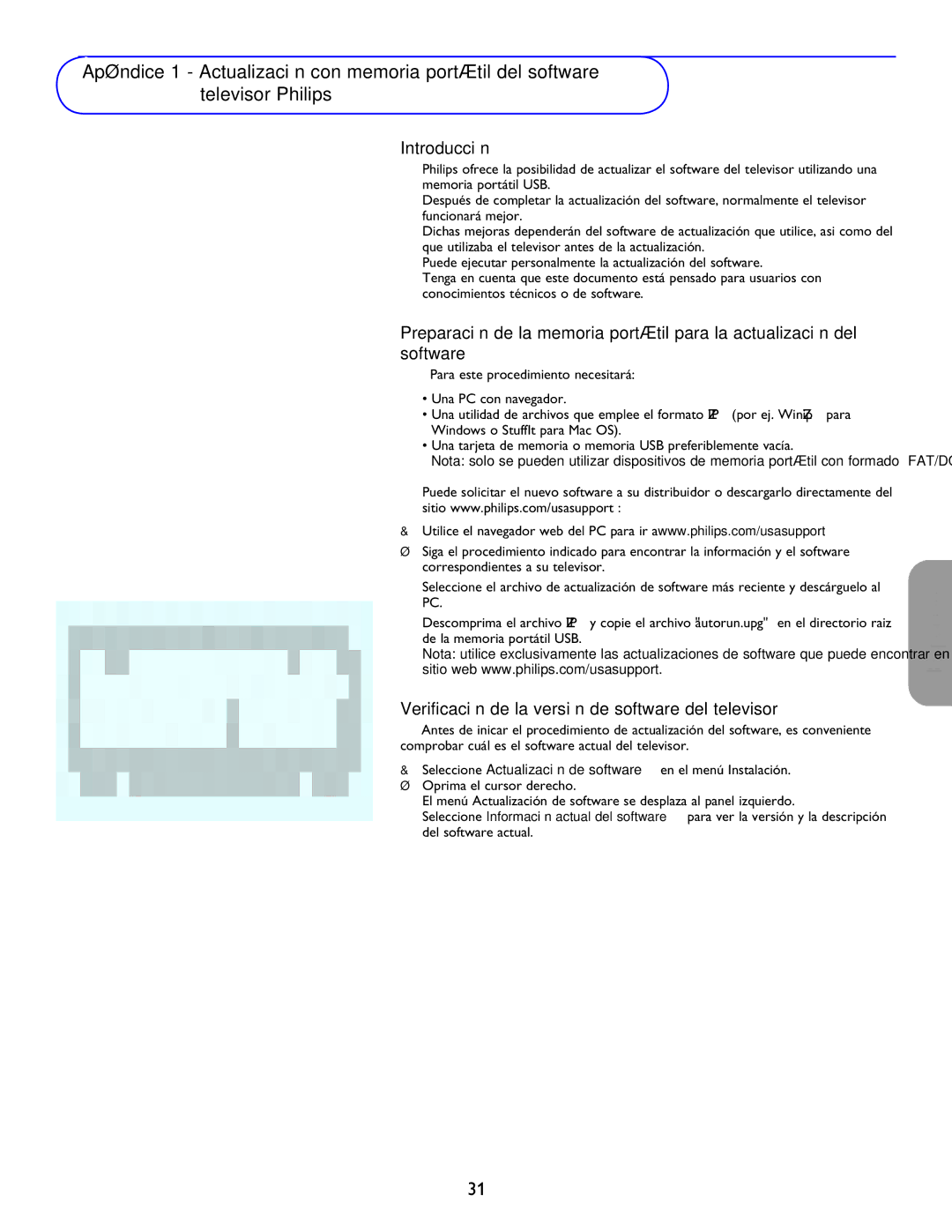 Philips 26PF5321D/37 user manual Introducción, Verificación de la versión de software del televisor 