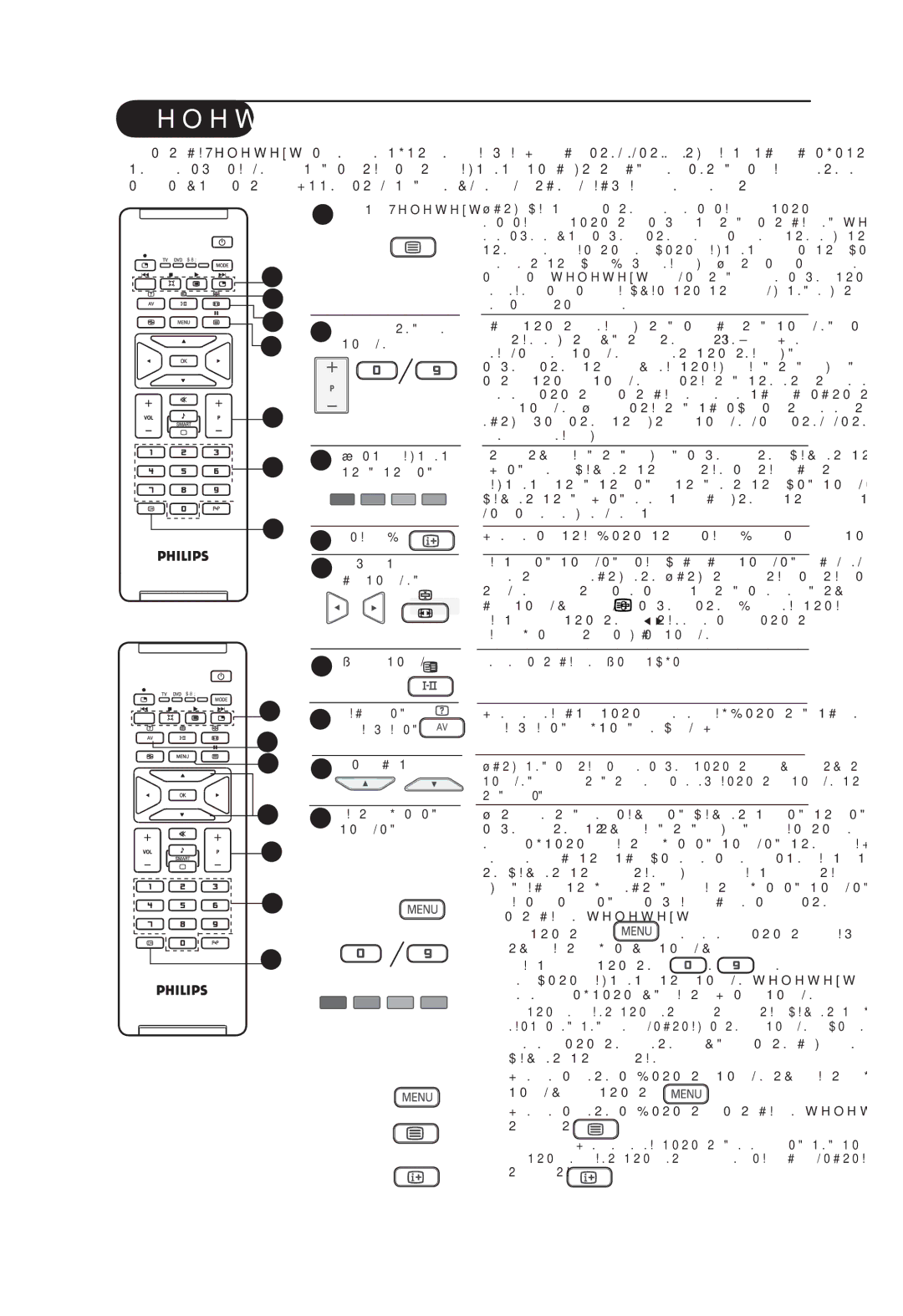 Philips 37PF73xxx, 26PF73xxx manual Τeletext, Σελίδες 