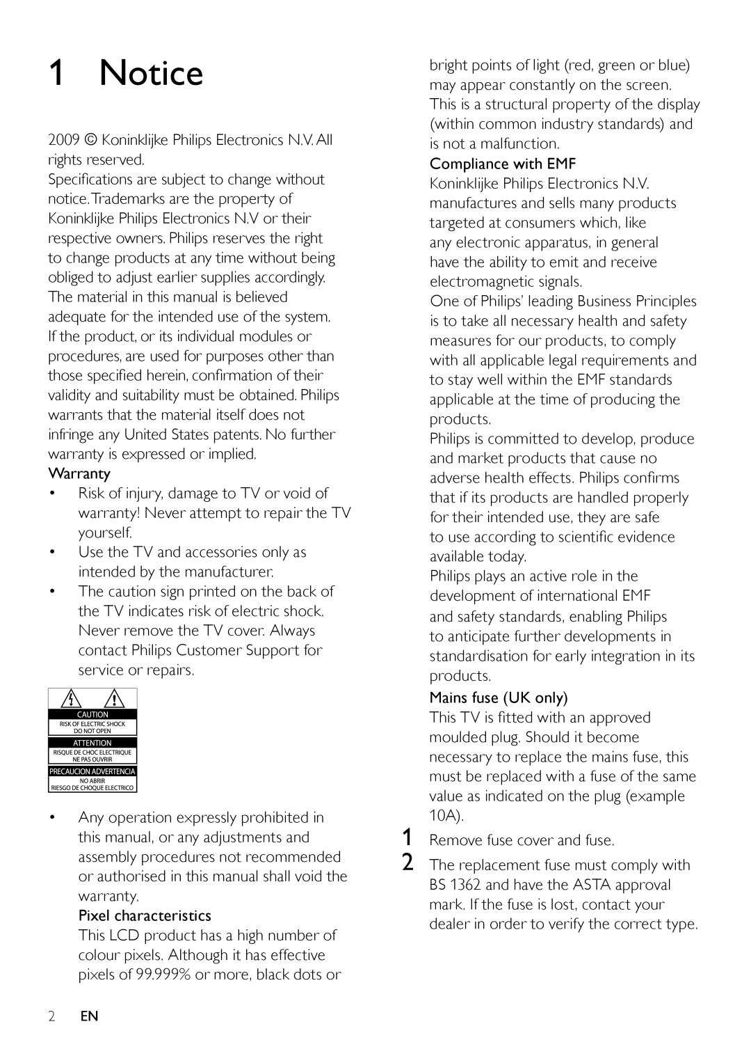 Philips 26PFL5604D/12, 22PFL5604D/12 user manual Koninklijke Philips Electronics N.V. All rights reserved 