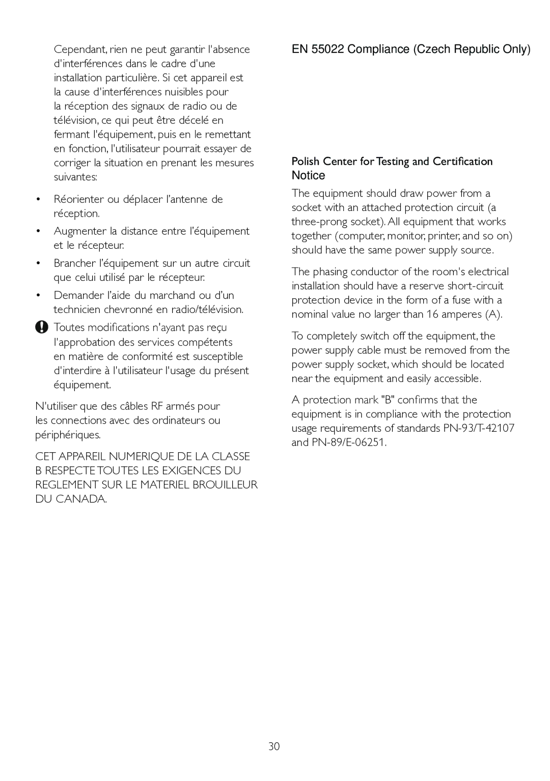 Philips 271S4LPYEB user manual Regulatory Infomation 