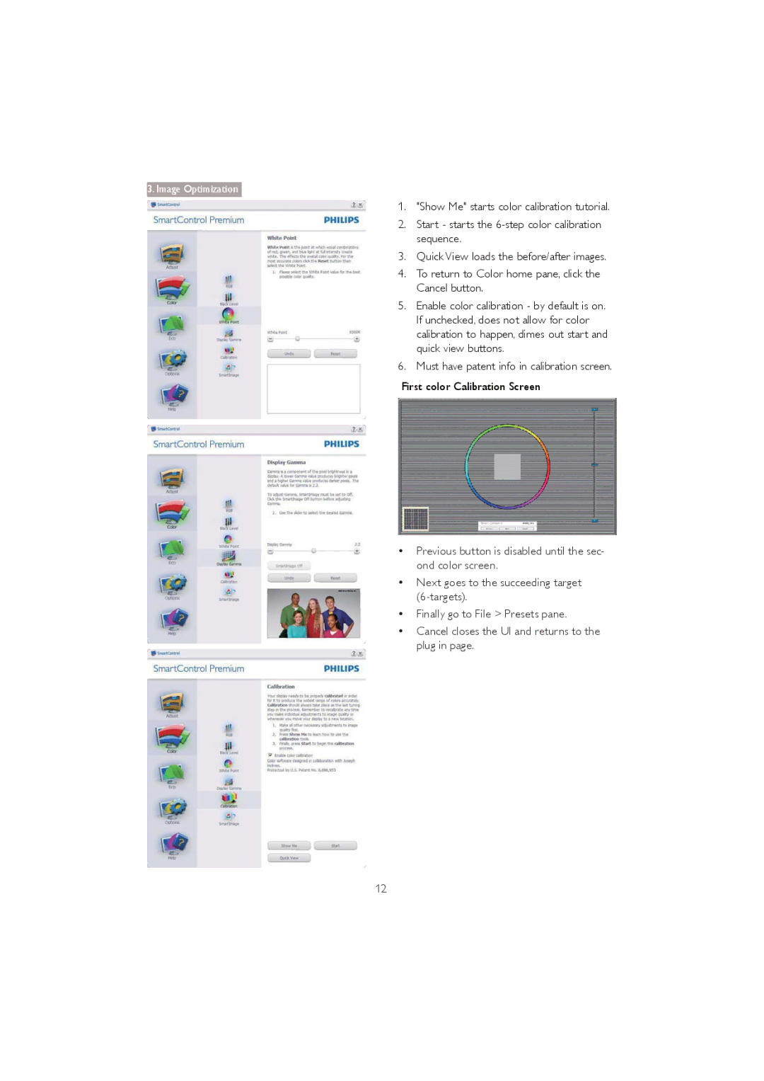 Philips 273P3Q user manual Image Optimization 