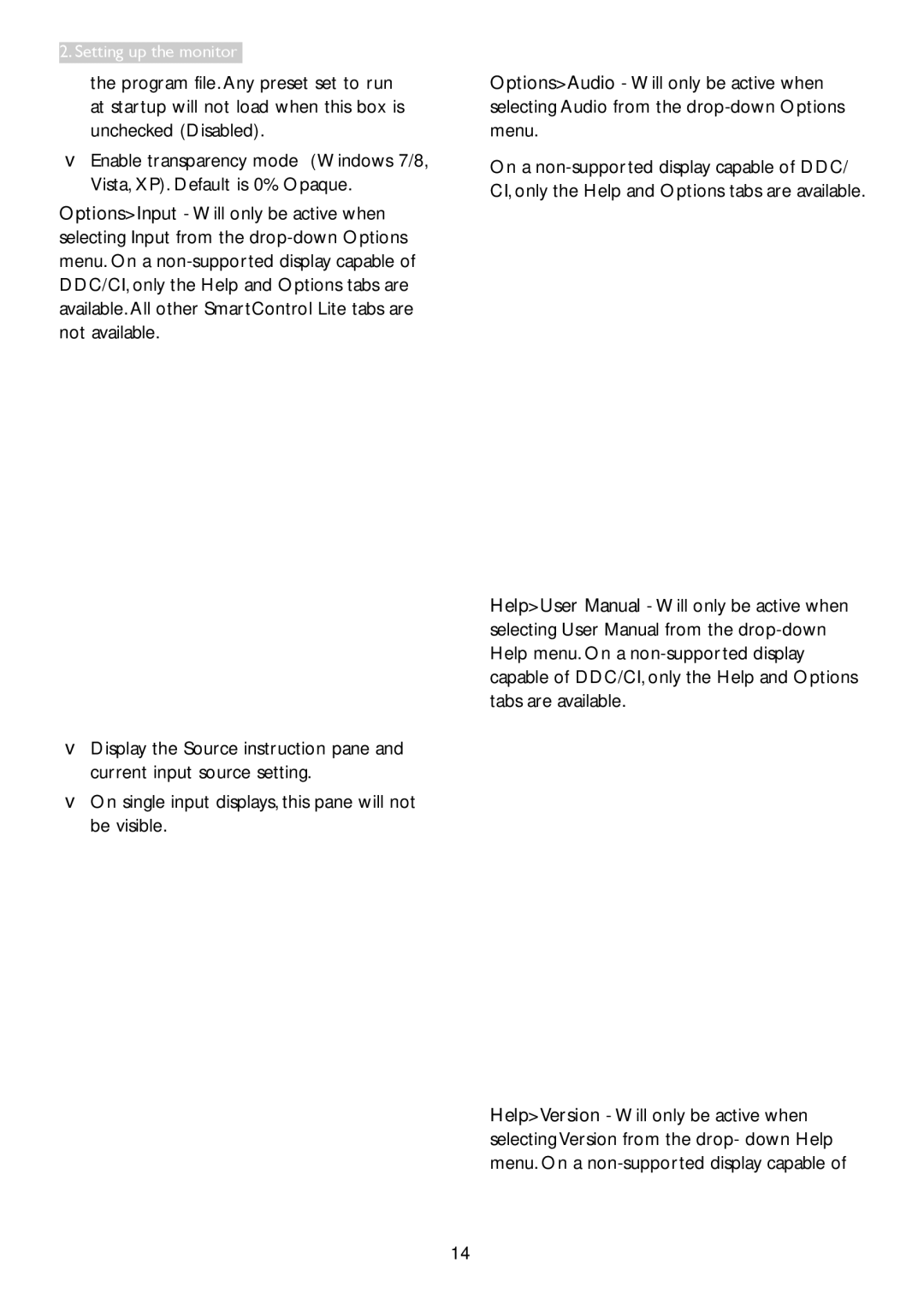 Philips 273V5 user manual Image Optimization 