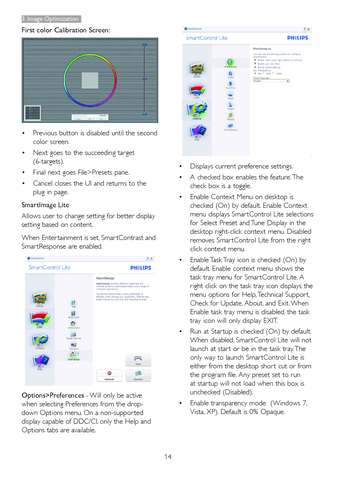 Philips 274E5QHSB, 274E5QSB user manual Image Optimization 