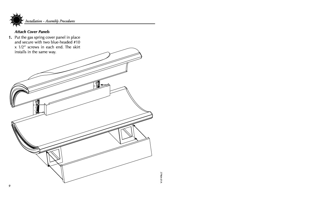 Philips 27964-01A user manual Attach Cover Panels, Installation - Assembly Procedures 