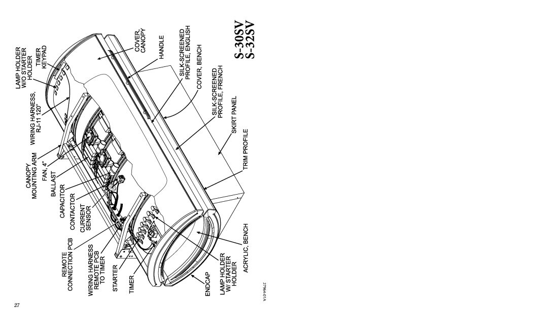 Philips 27964-01A user manual S-32SV, S-30SV 