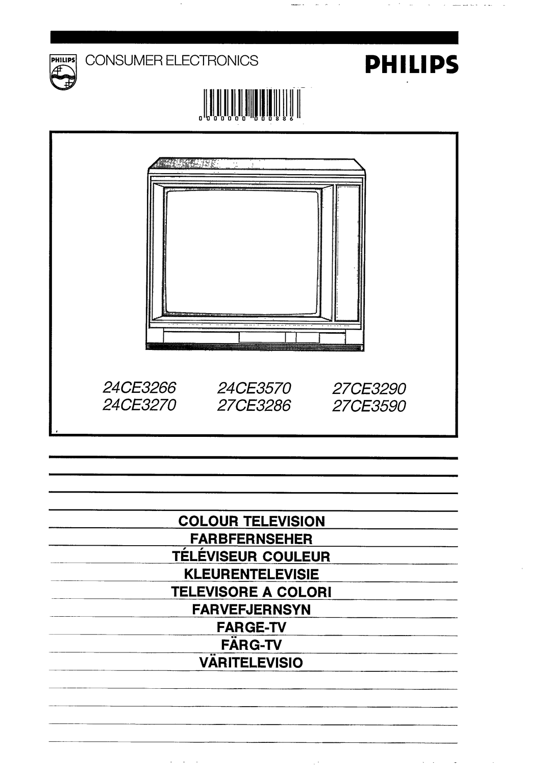 Philips 27CE9590 manual 