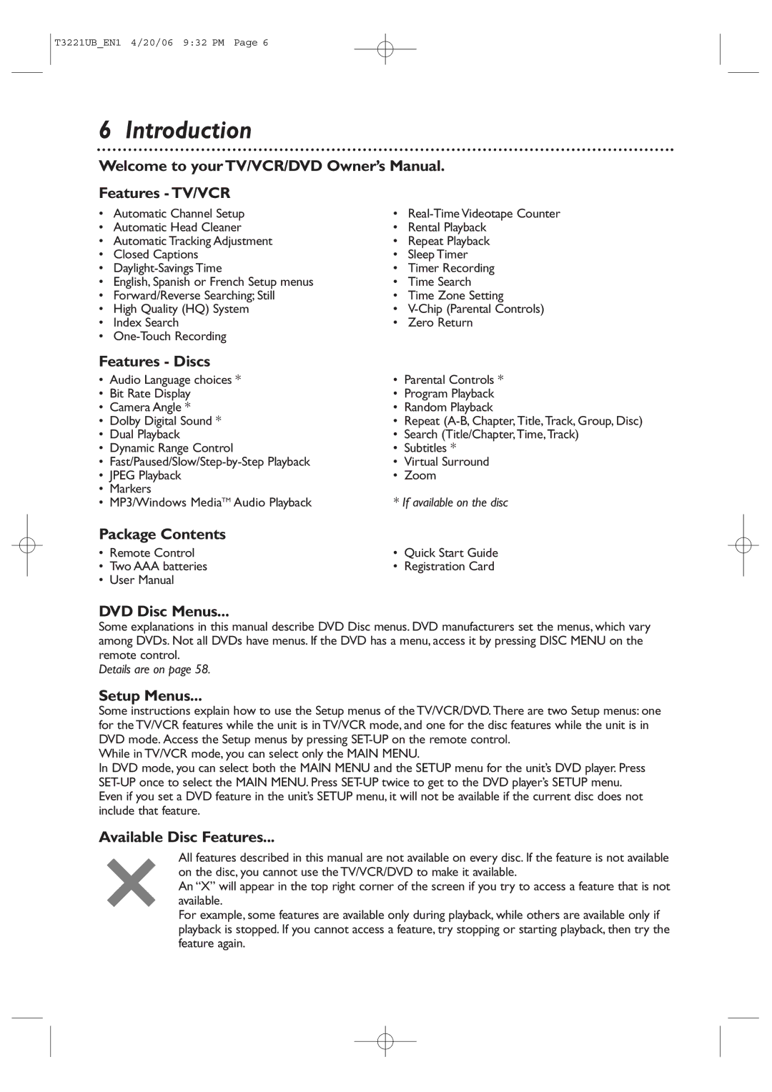 Philips 27PC4326 user manual Introduction 