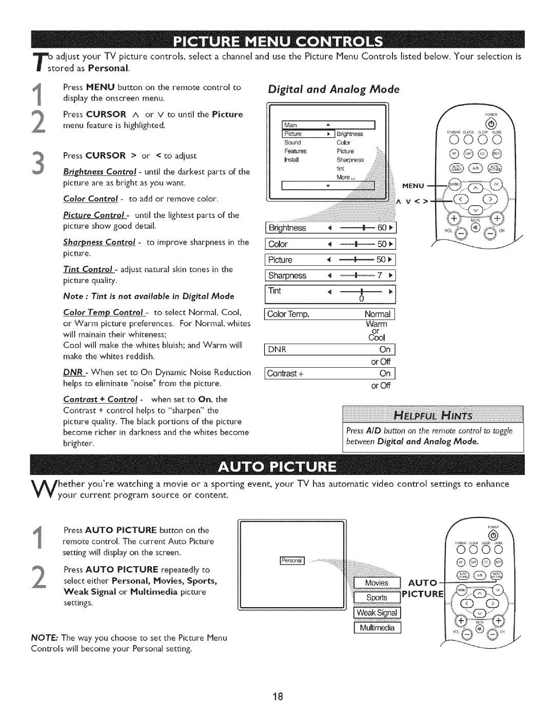 Philips 27PTG015D, 32PT7OO5D, 32PTG005D owner manual Dnr 