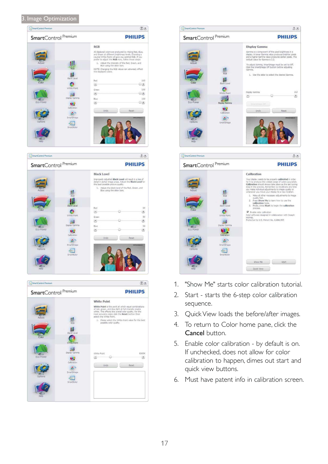 Philips 288P6LJEB user manual Image Optimization 