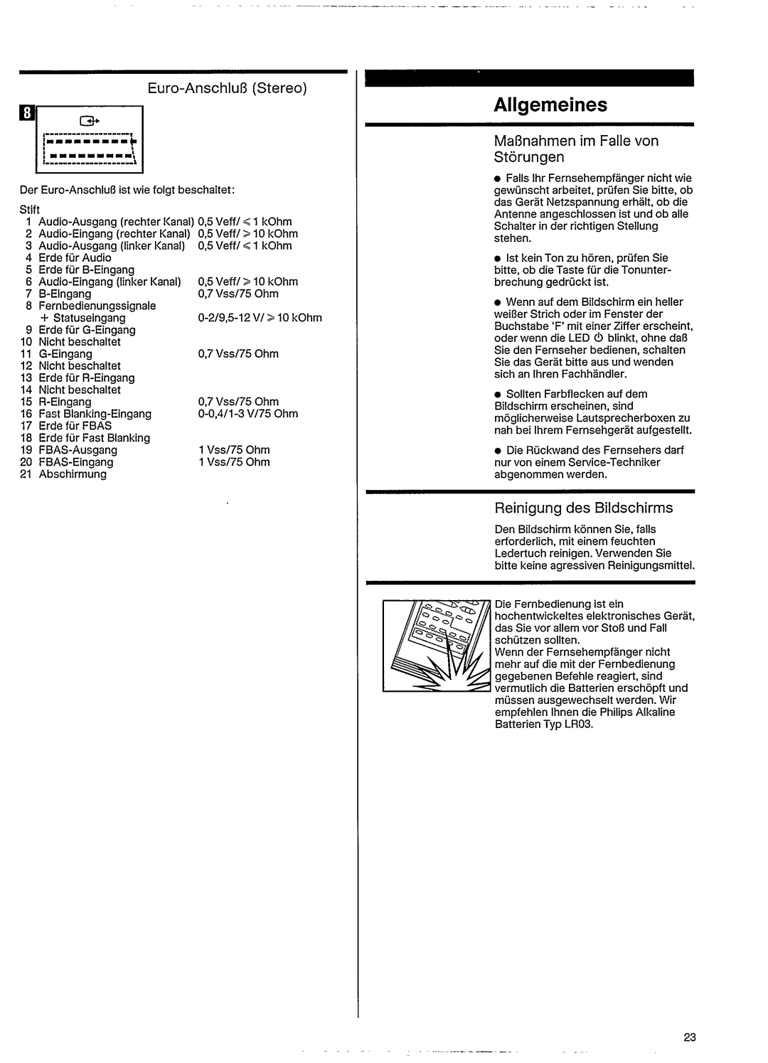 Philips 28CE5590, 28CE5591, 28CE5595, 28CE5290, 25CE5570, 25CE5571, 25CE5575, 25CE5270 manual 