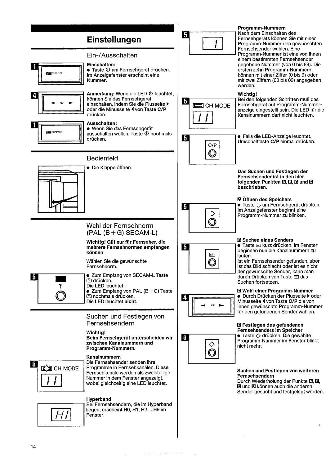 Philips 25CE5270, 28CE5591, 28CE5595, 28CE5290, 25CE5570, 25CE5571, 25CE5575, 28CE5590 manual 