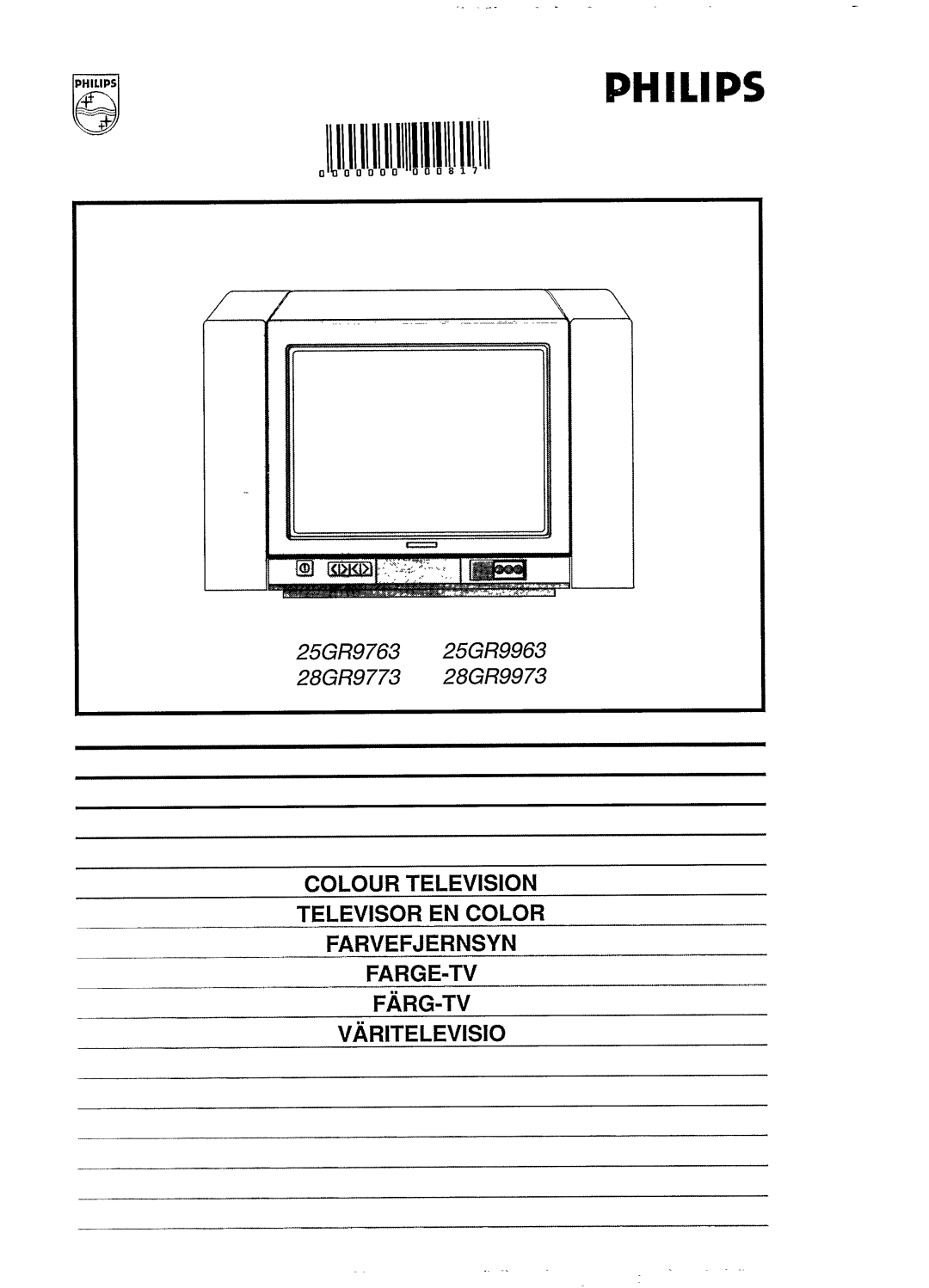 Philips 28GR9773, 28GR9973, 25GR9963, 25GR9763 manual 