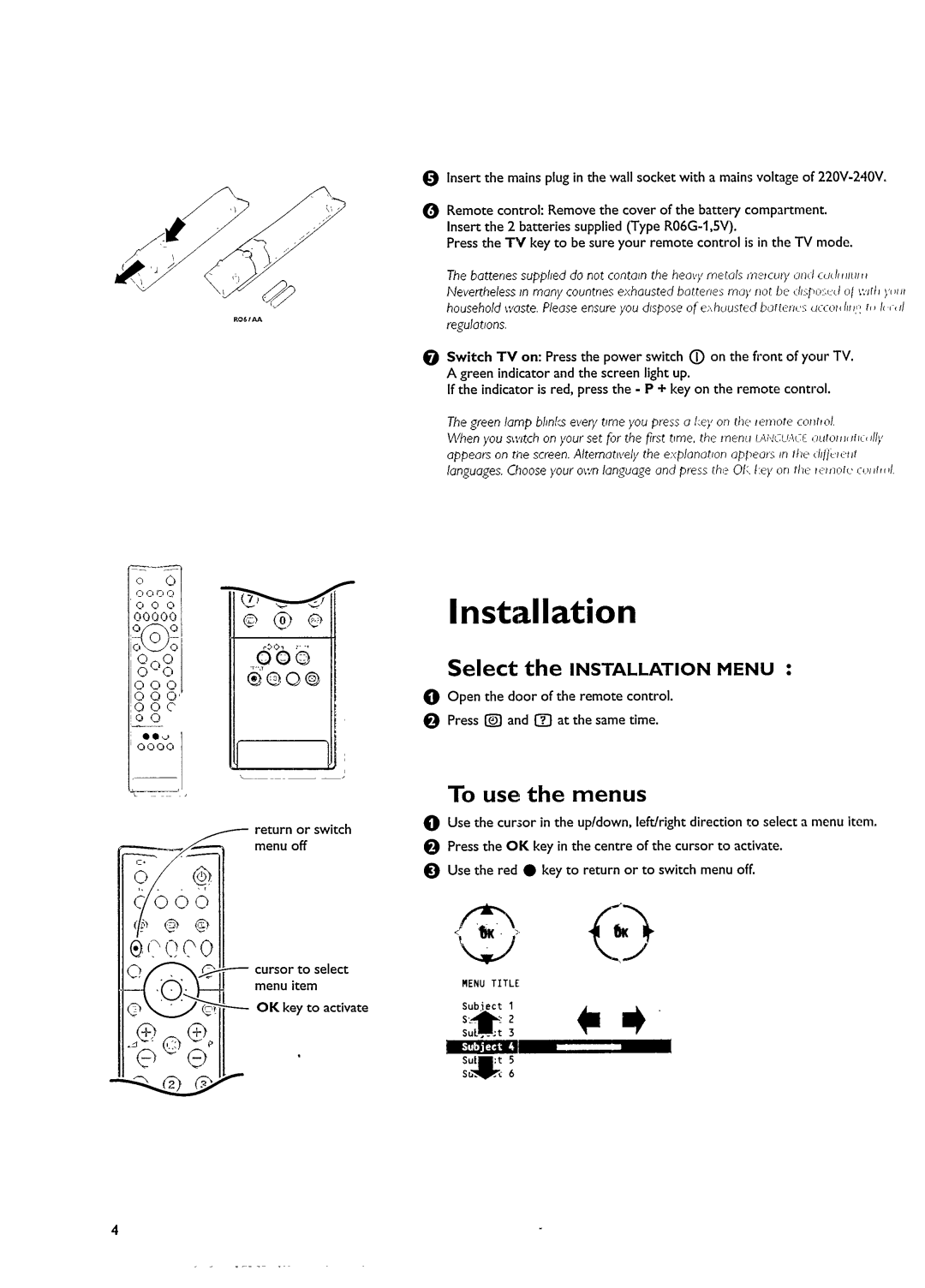 Philips 28PW9623, 28PW9723 manual 