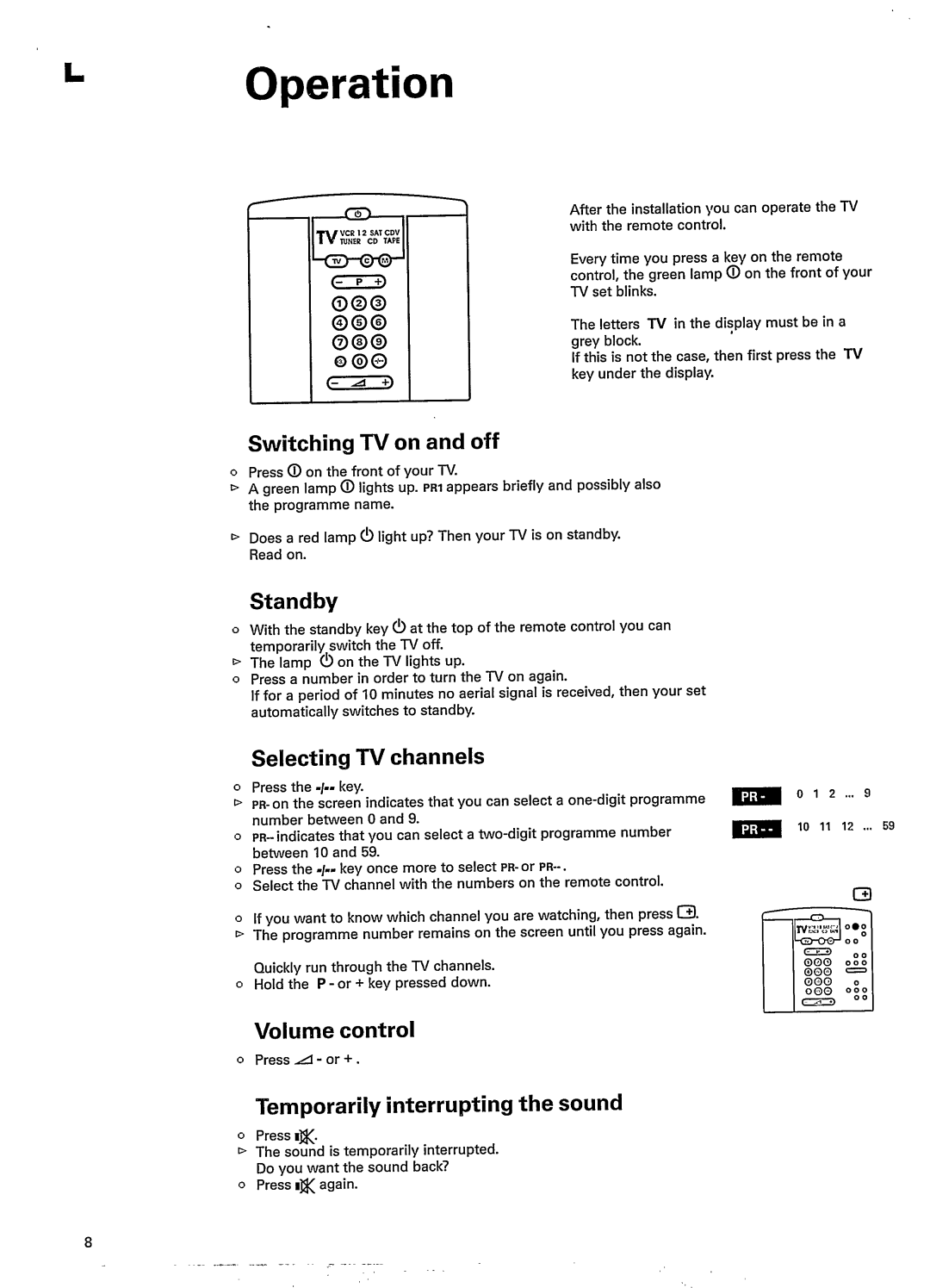 Philips 28SL5770 manual 