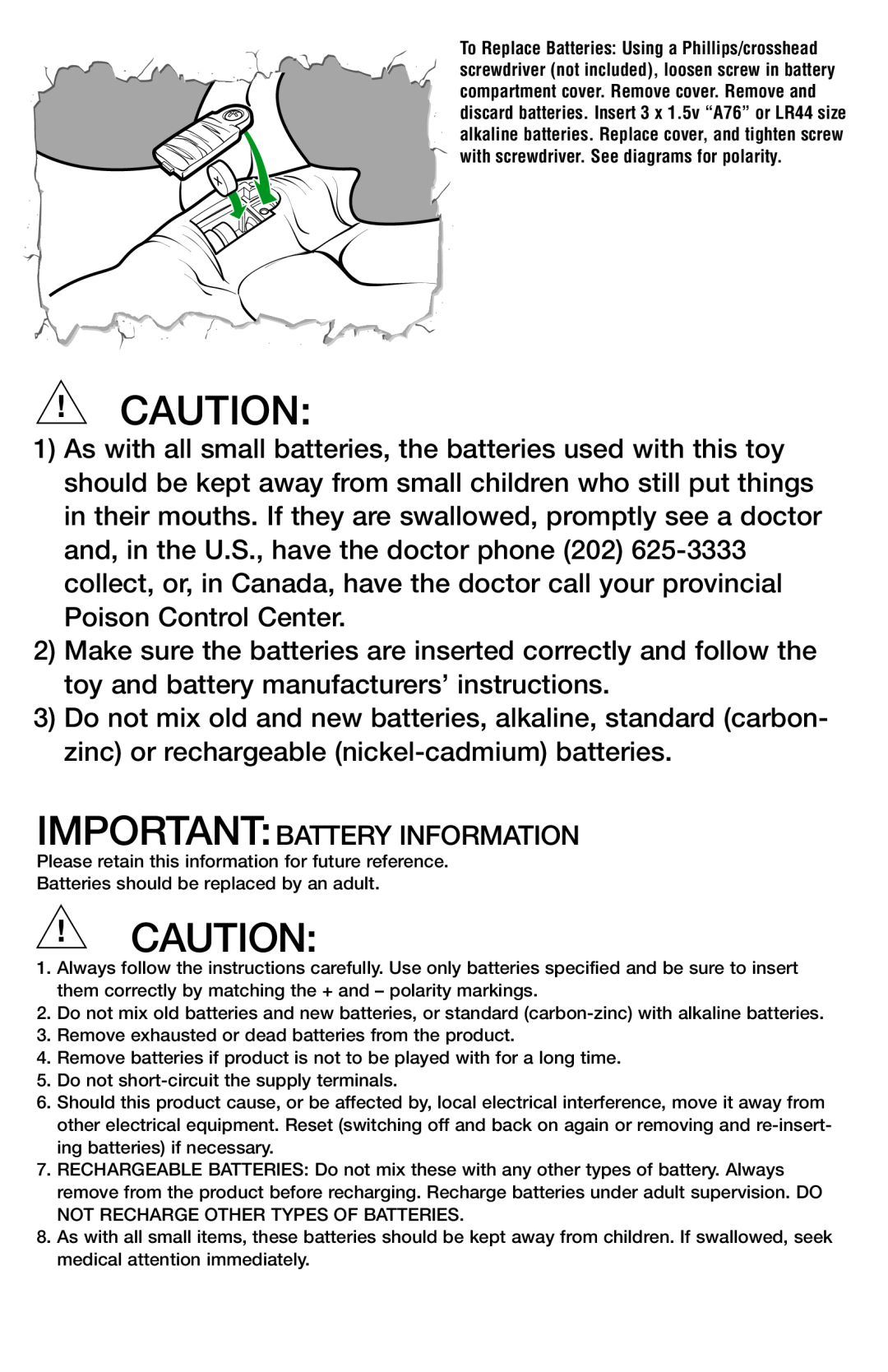 Philips 29498, 29467 manual Importantbattery Information 