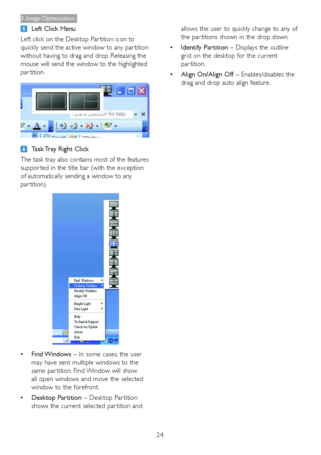 Philips 298X4, 298P4 user manual Image Optimization 