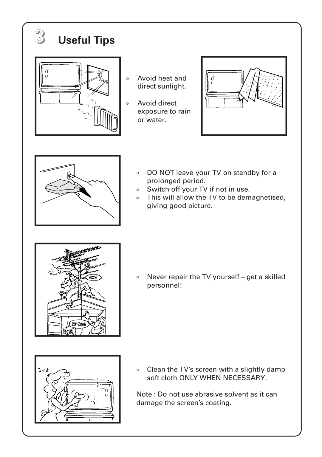 Philips 29PT4973 manual Useful Tips 