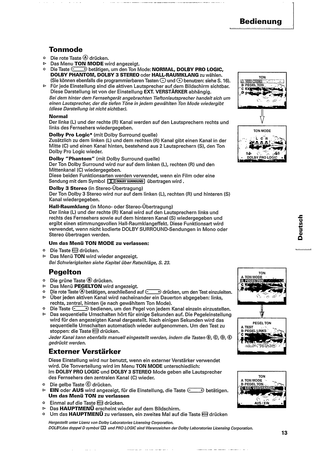 Philips 29PT722 B manual 