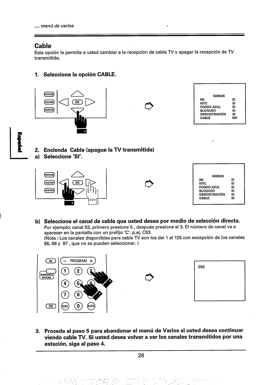 Philips 29PT785A manual 