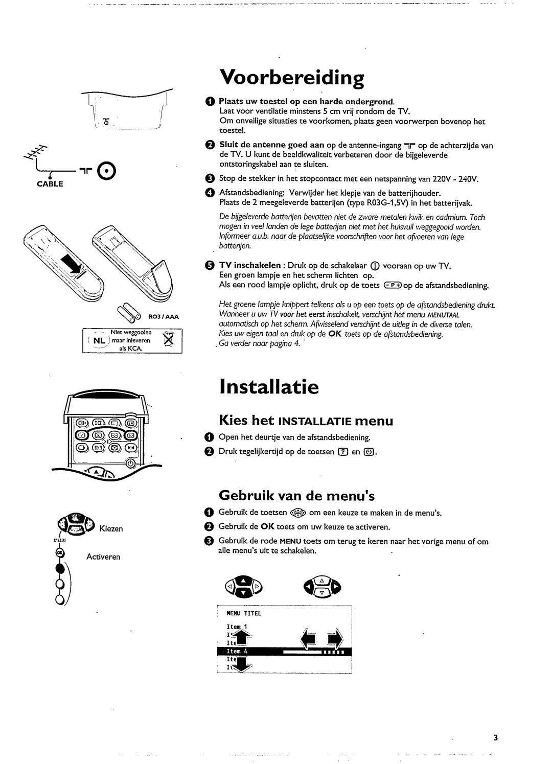 Philips 29PT8103 manual 