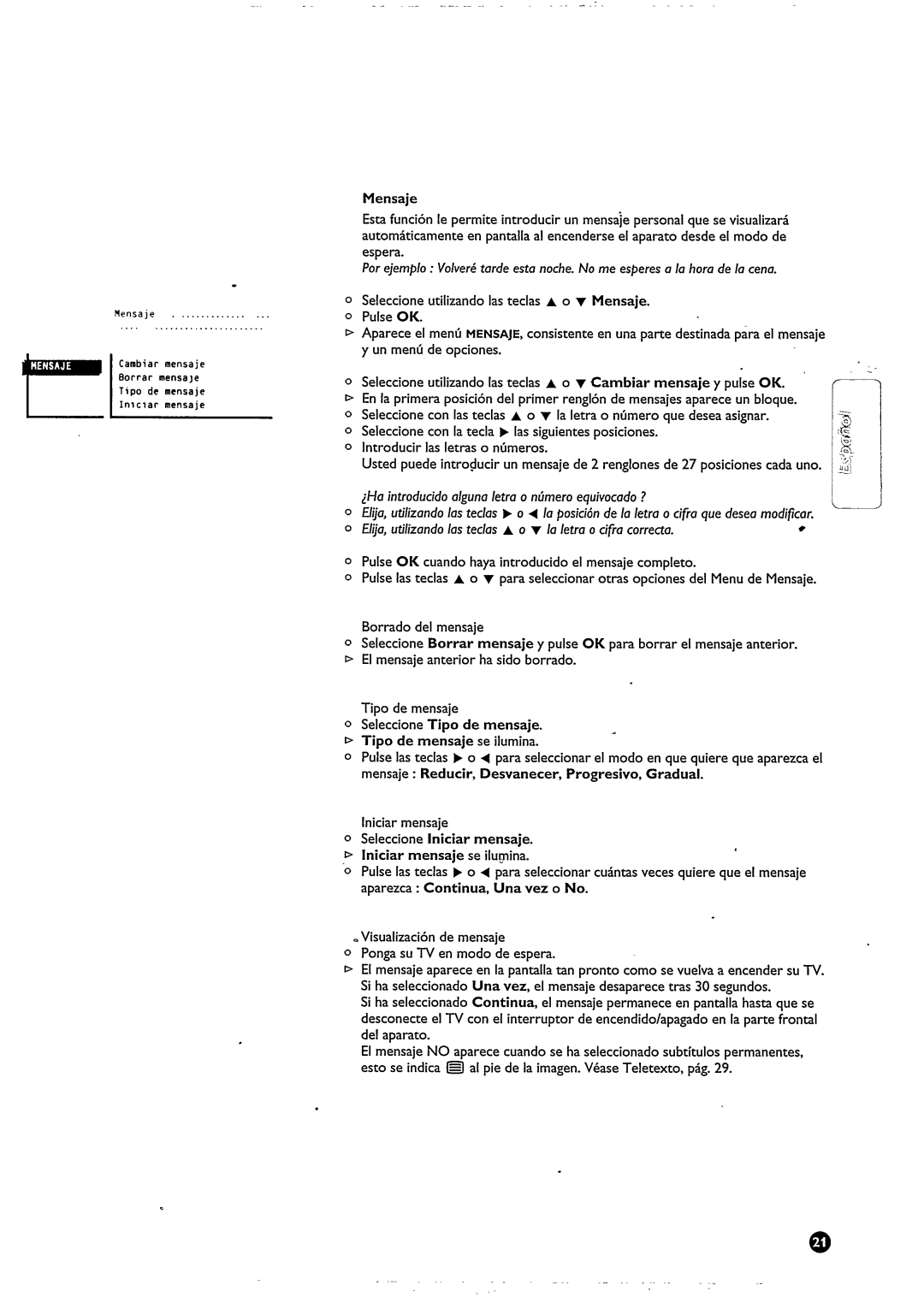 Philips 29PT828C manual 