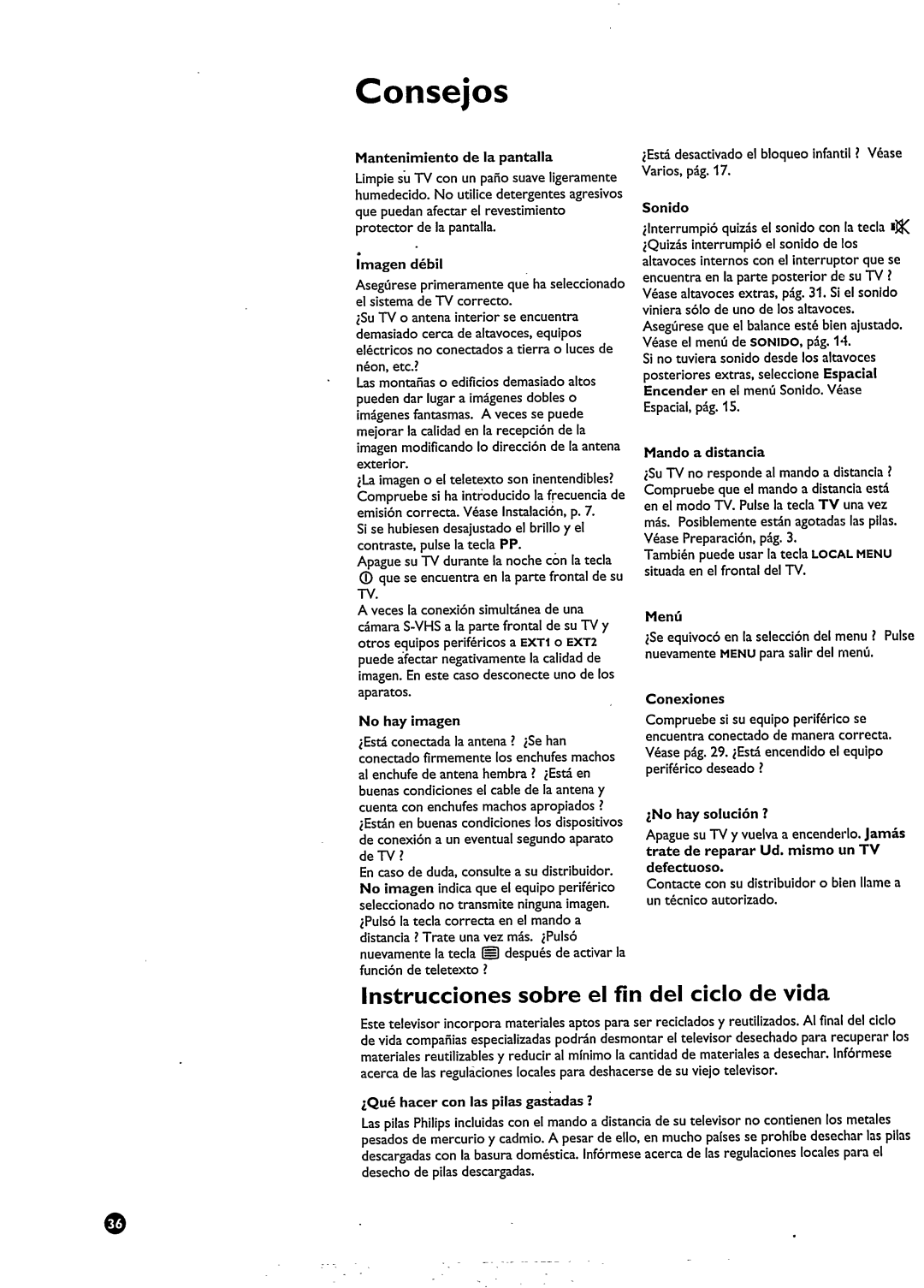 Philips 29PT9021 manual 