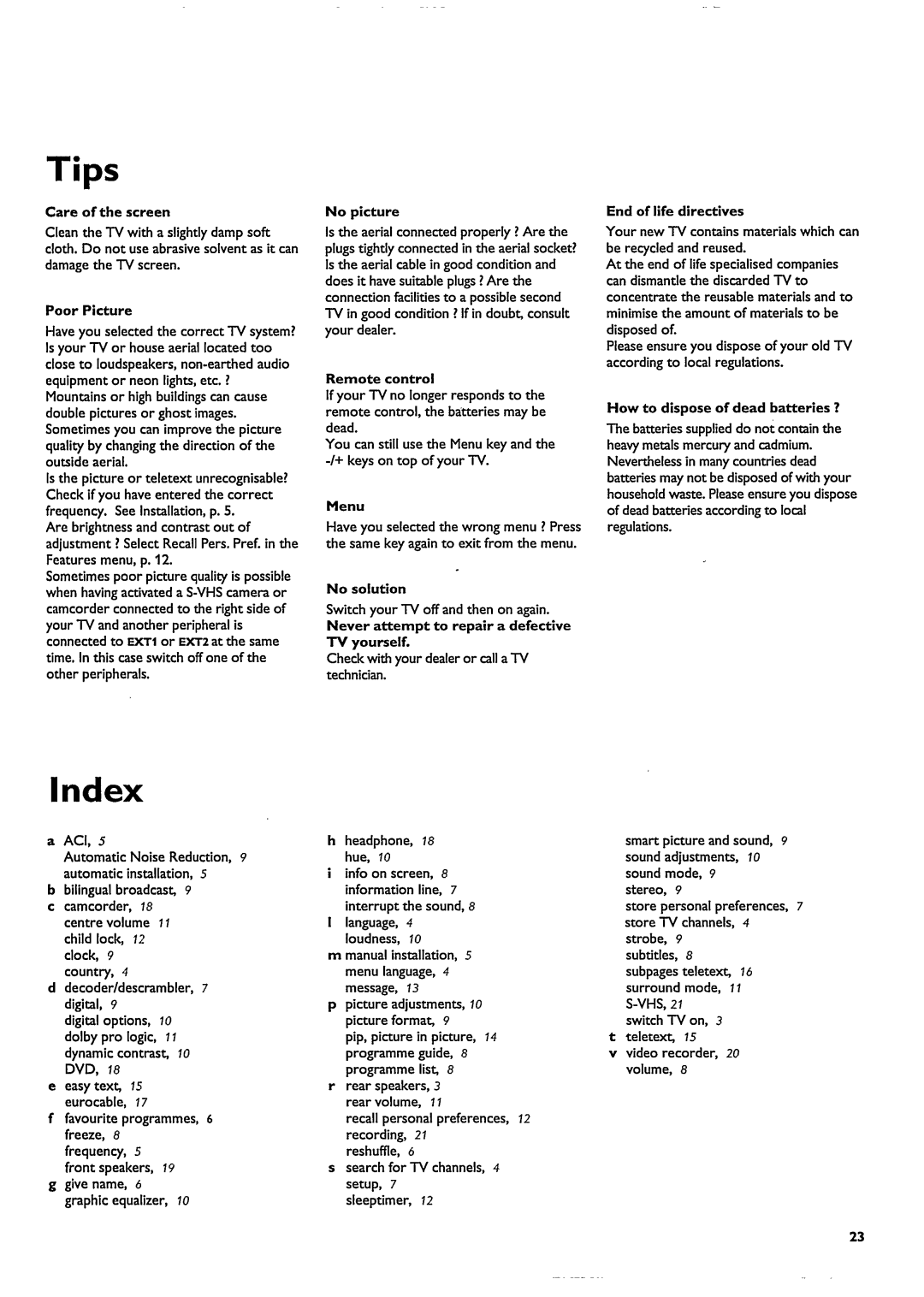 Philips 29PT9413 manual 