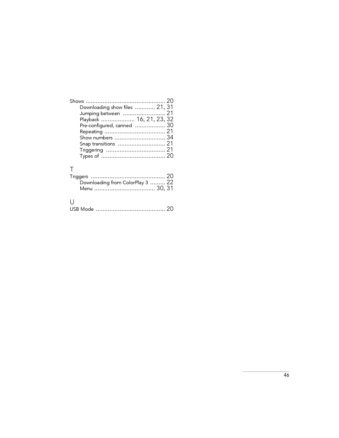 Philips manual Playback 16, 21, 23 