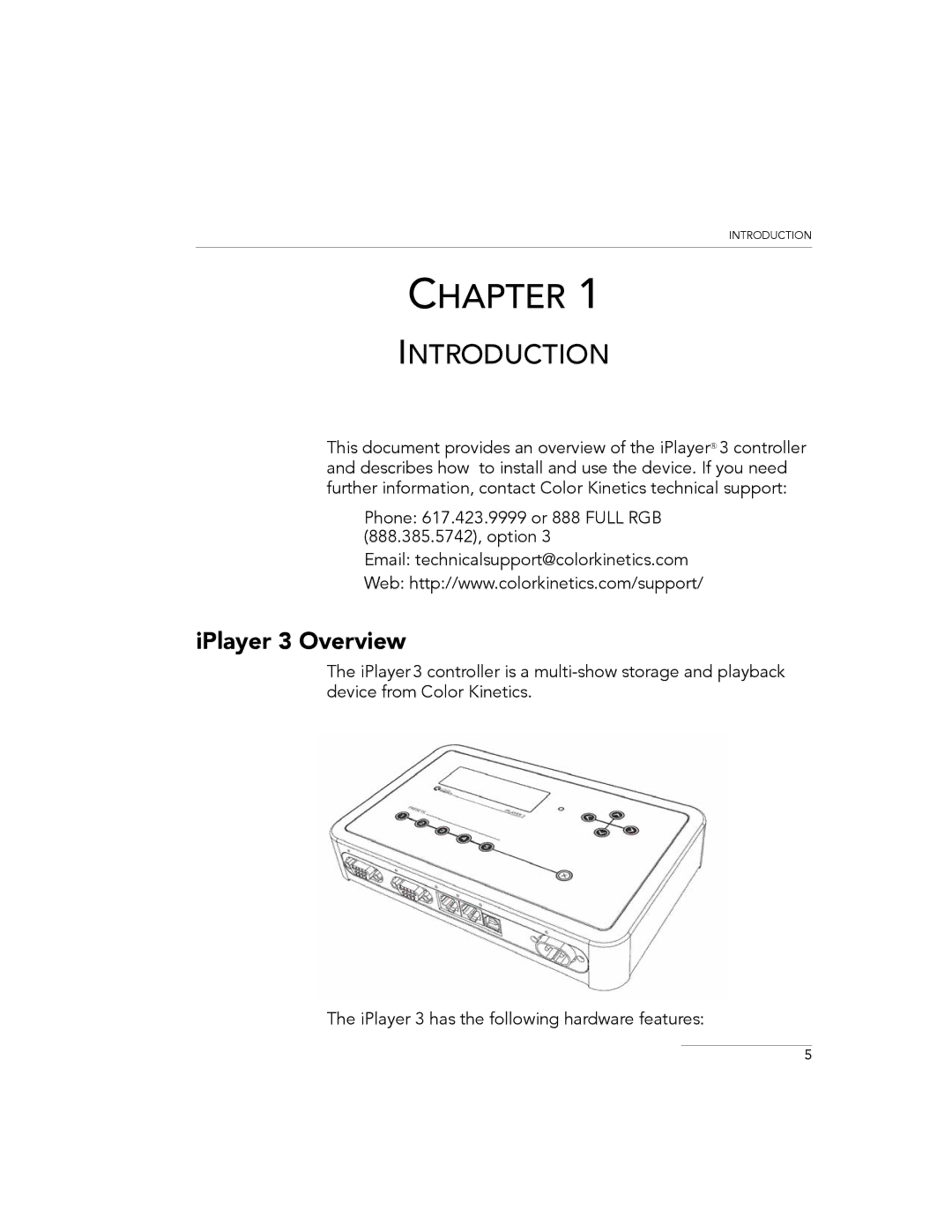 Philips manual Introduction, IPlayer 3 Overview 