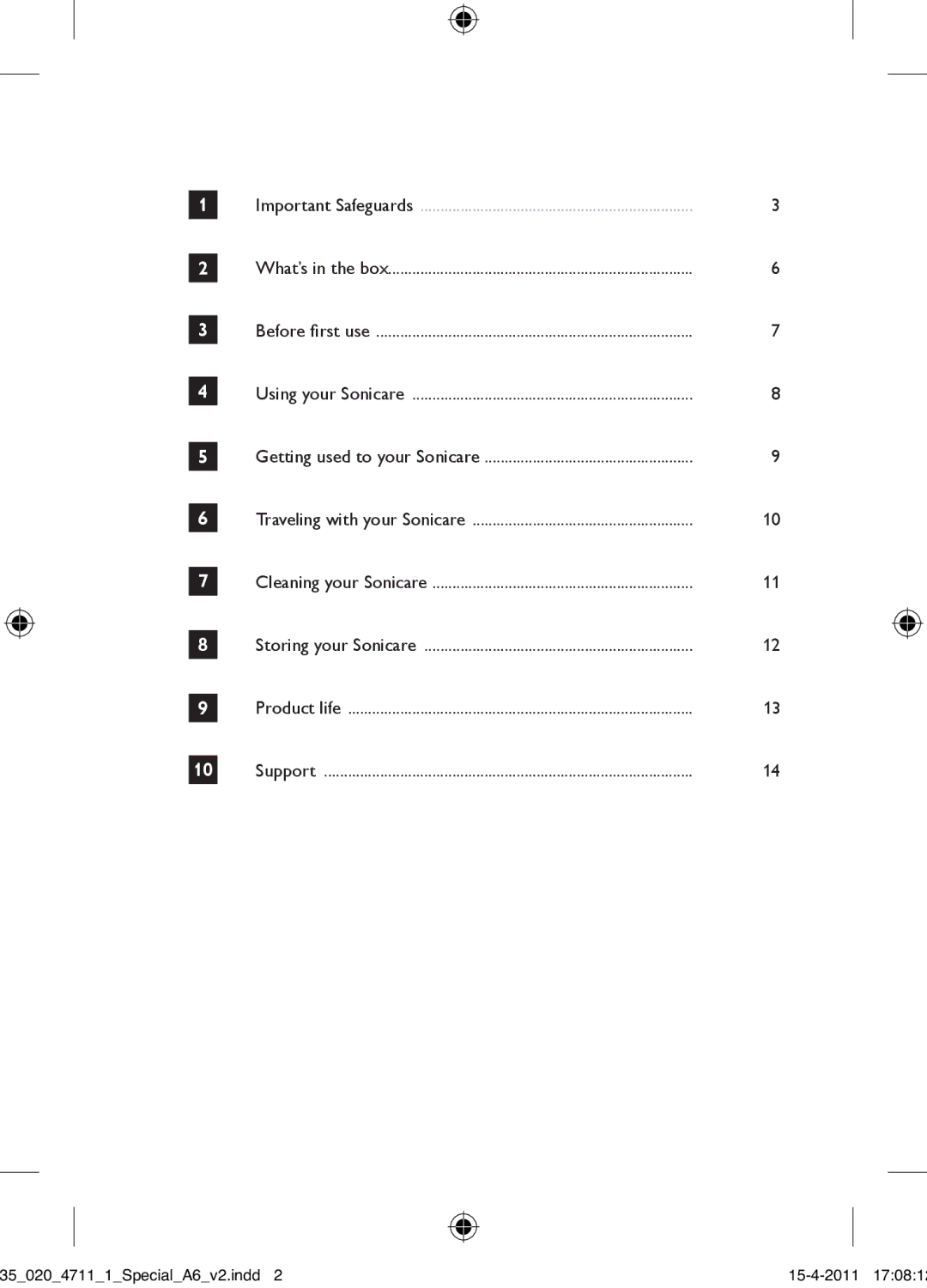 Philips 300 Series manual Important Safeguards 