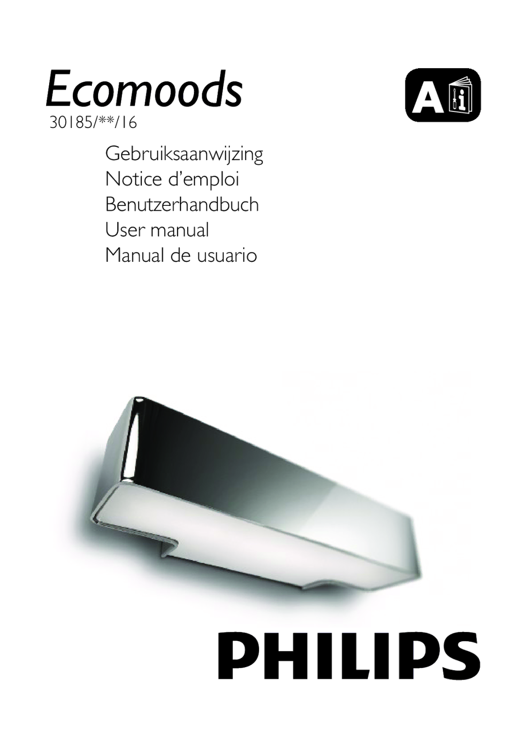 Philips 30185/**/16 user manual Ecomoods a 