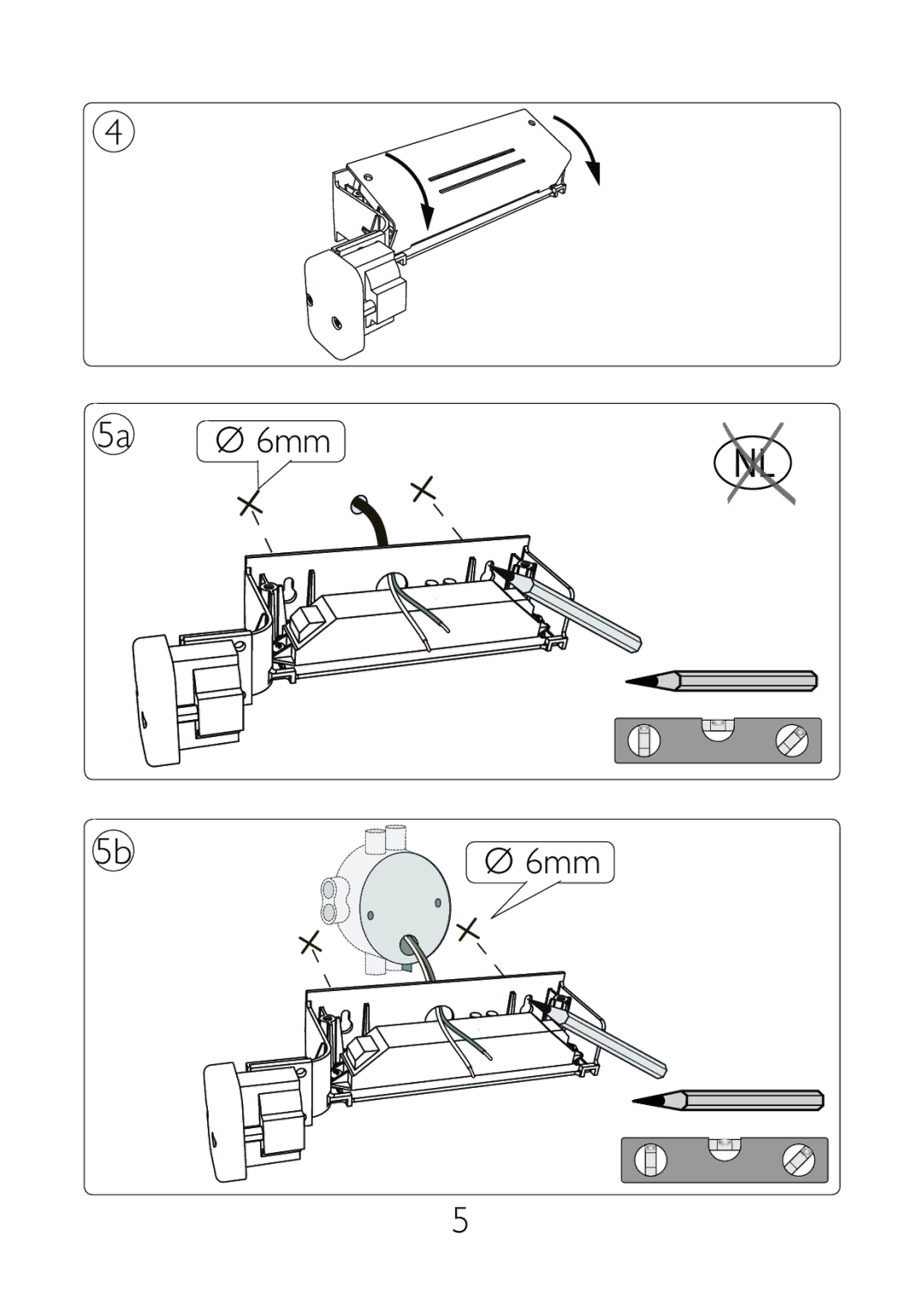 Philips 30185/**/16 user manual 5a Ø 6mm 