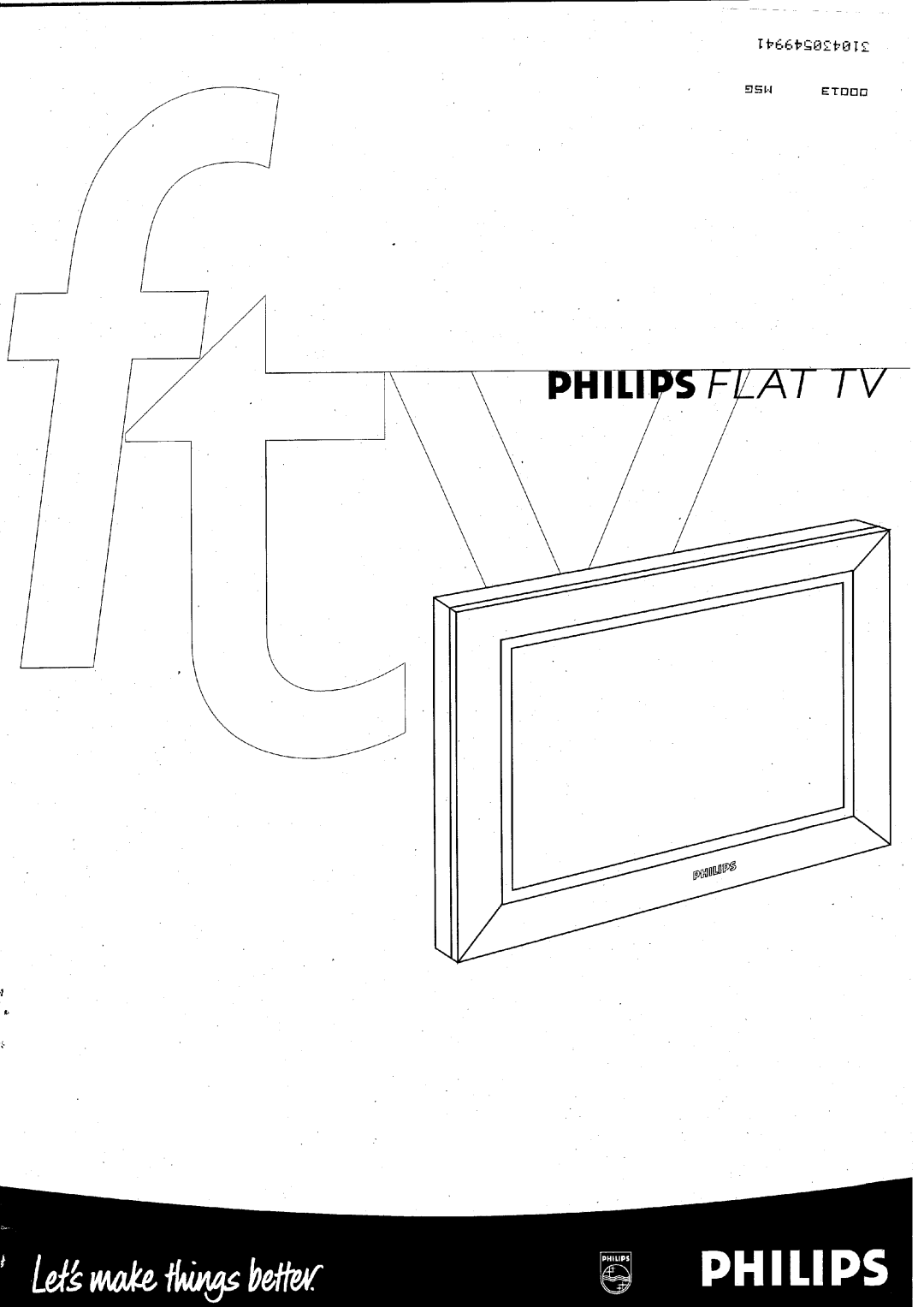 Philips 42FD9932/69G, 310430549941 manual 