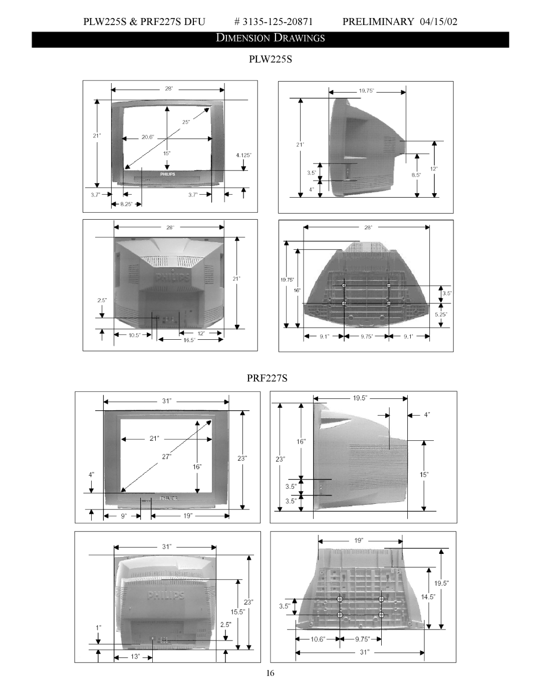 Philips 3135-125-20871, PRF227S DFU manual 