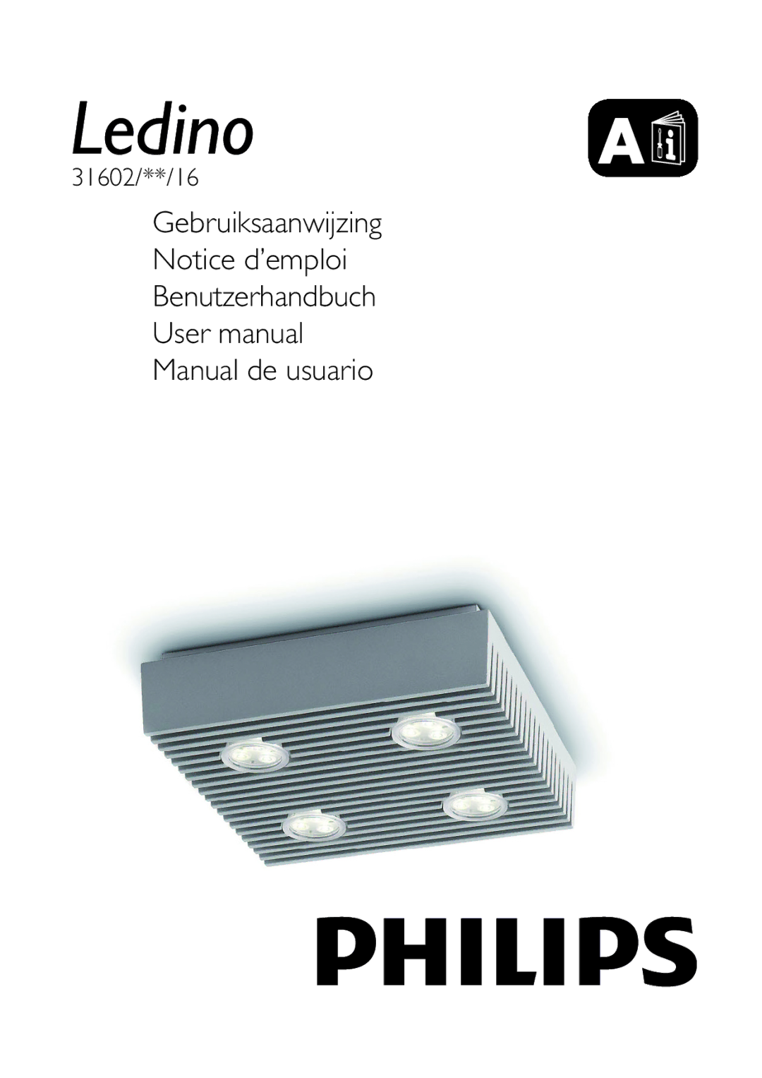 Philips 31602/**/16 manual Ledino 