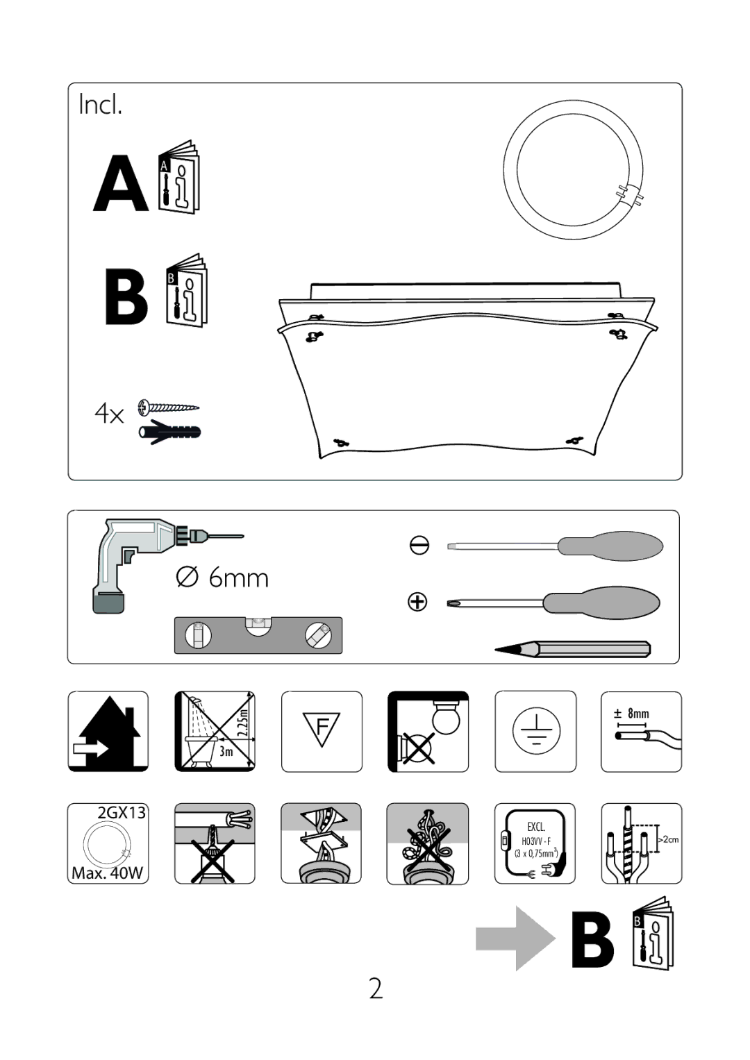 Philips 32615/31/16 user manual 3mÎ“, ±8m8mm 