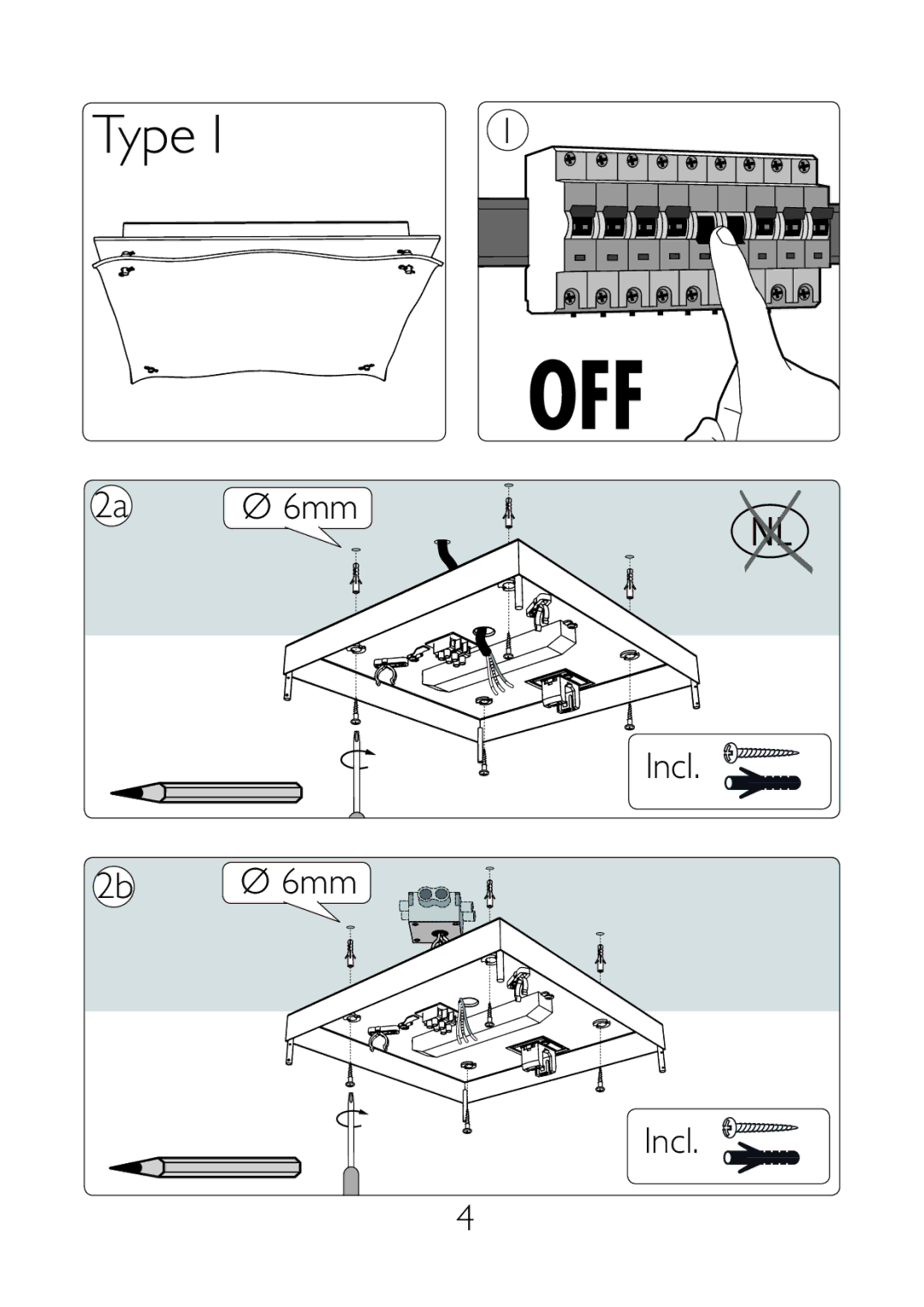 Philips 32615/31/16 user manual Type 