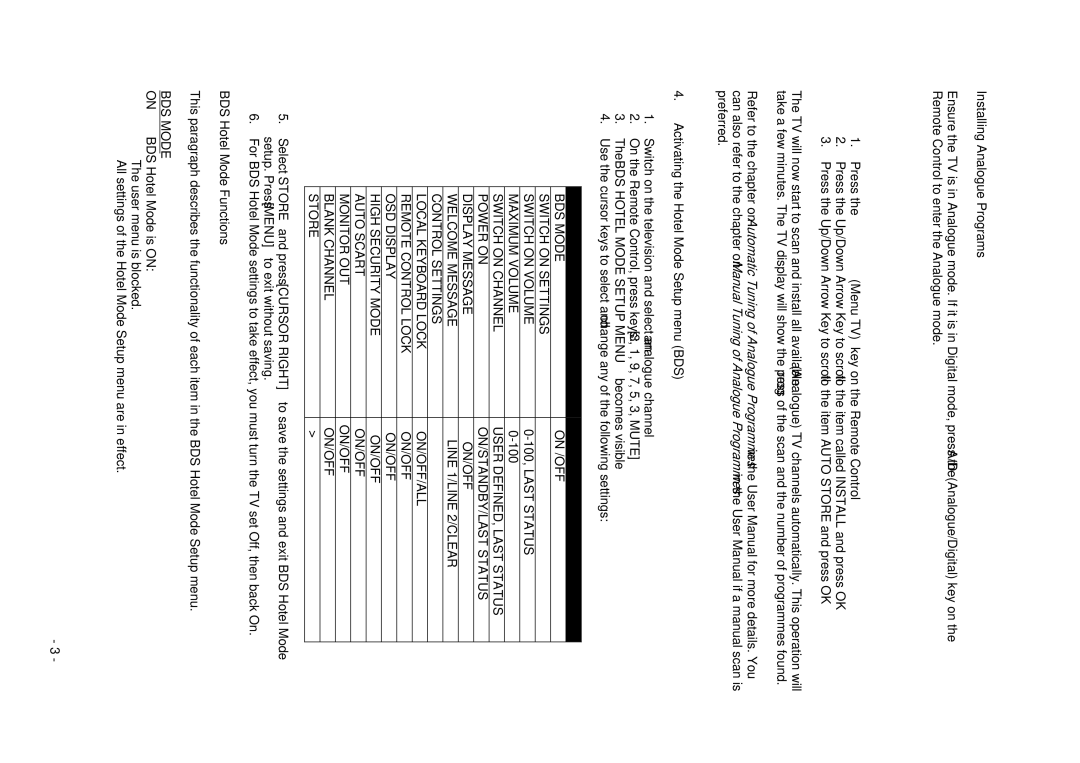 Philips 32HF5335D manual Switch on Settings 