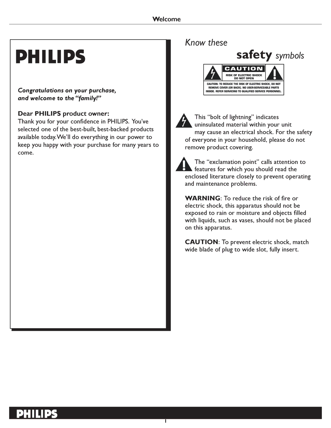 Philips 32HF7445 user manual Welcome, Dear Philips product owner 