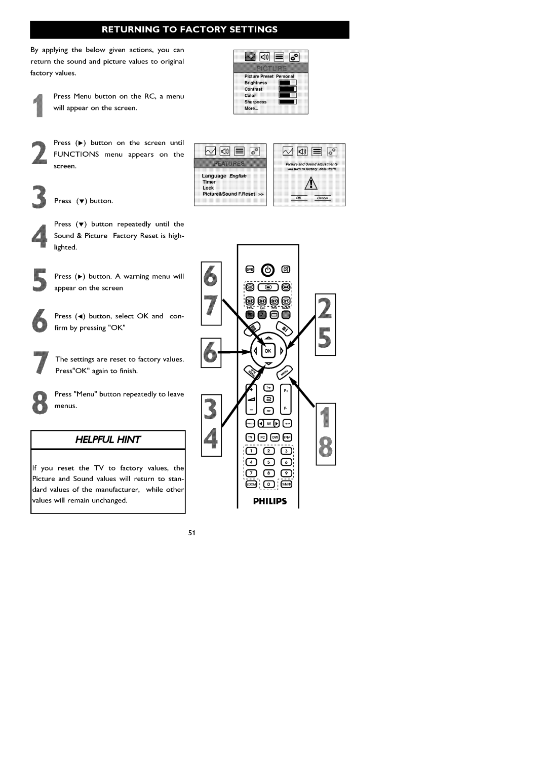 Philips 26PF1000/62, 32PF1000/62 manual 