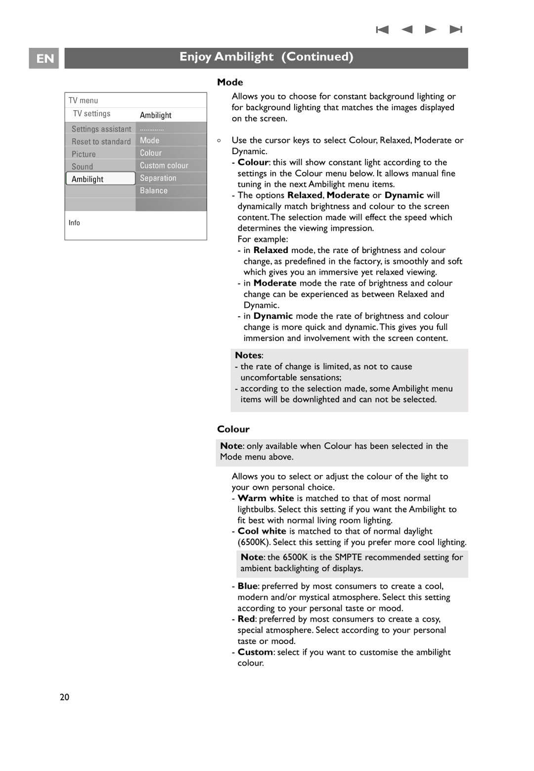 Philips 7206890100R00, 32PF9551/10, 32PF9541/10 user manual Colour, For example 