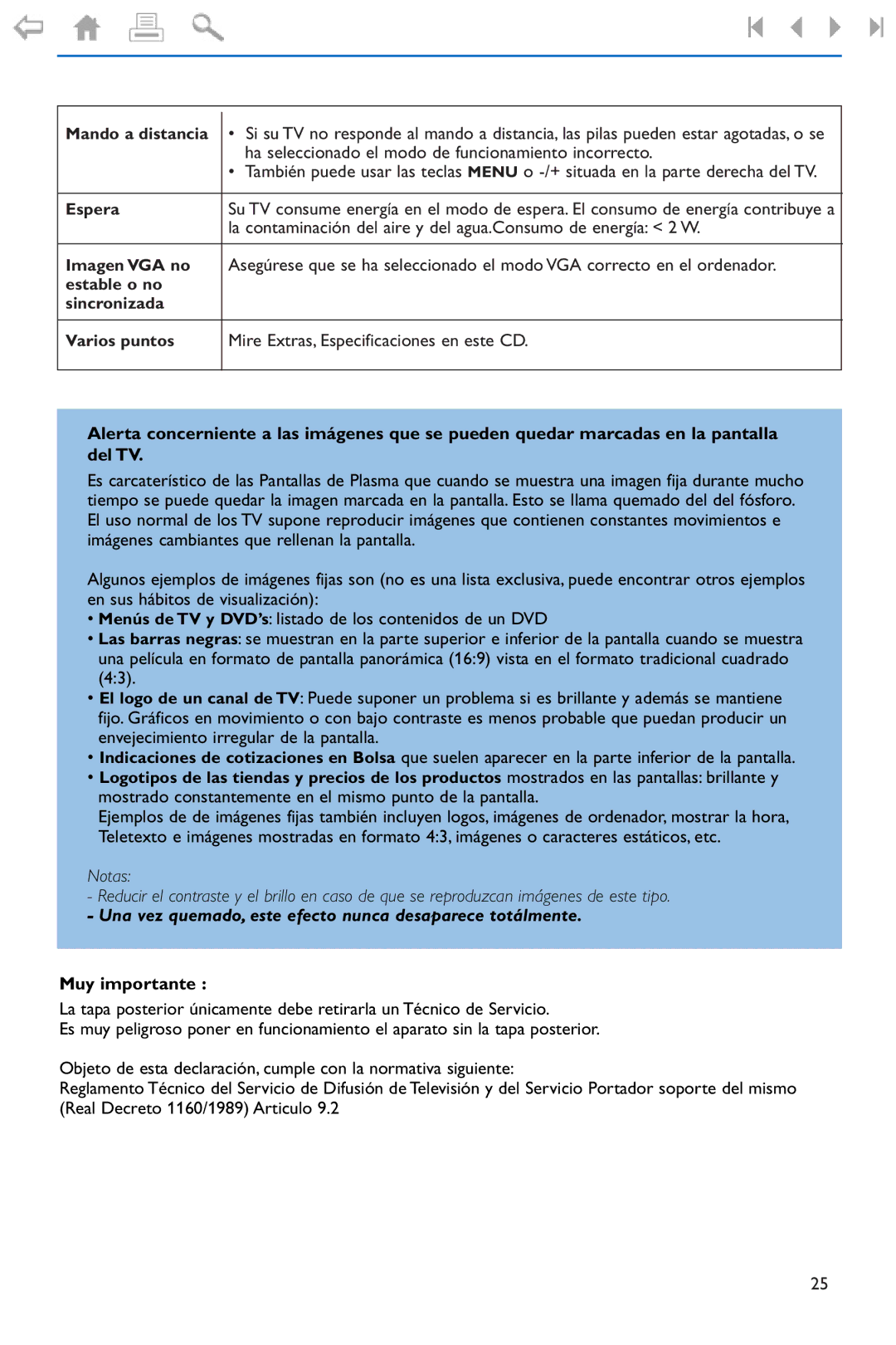 Philips 32PF9976 La contaminación del aire y del agua.Consumo de energía 2 W, Mire Extras, Especificaciones en este CD 