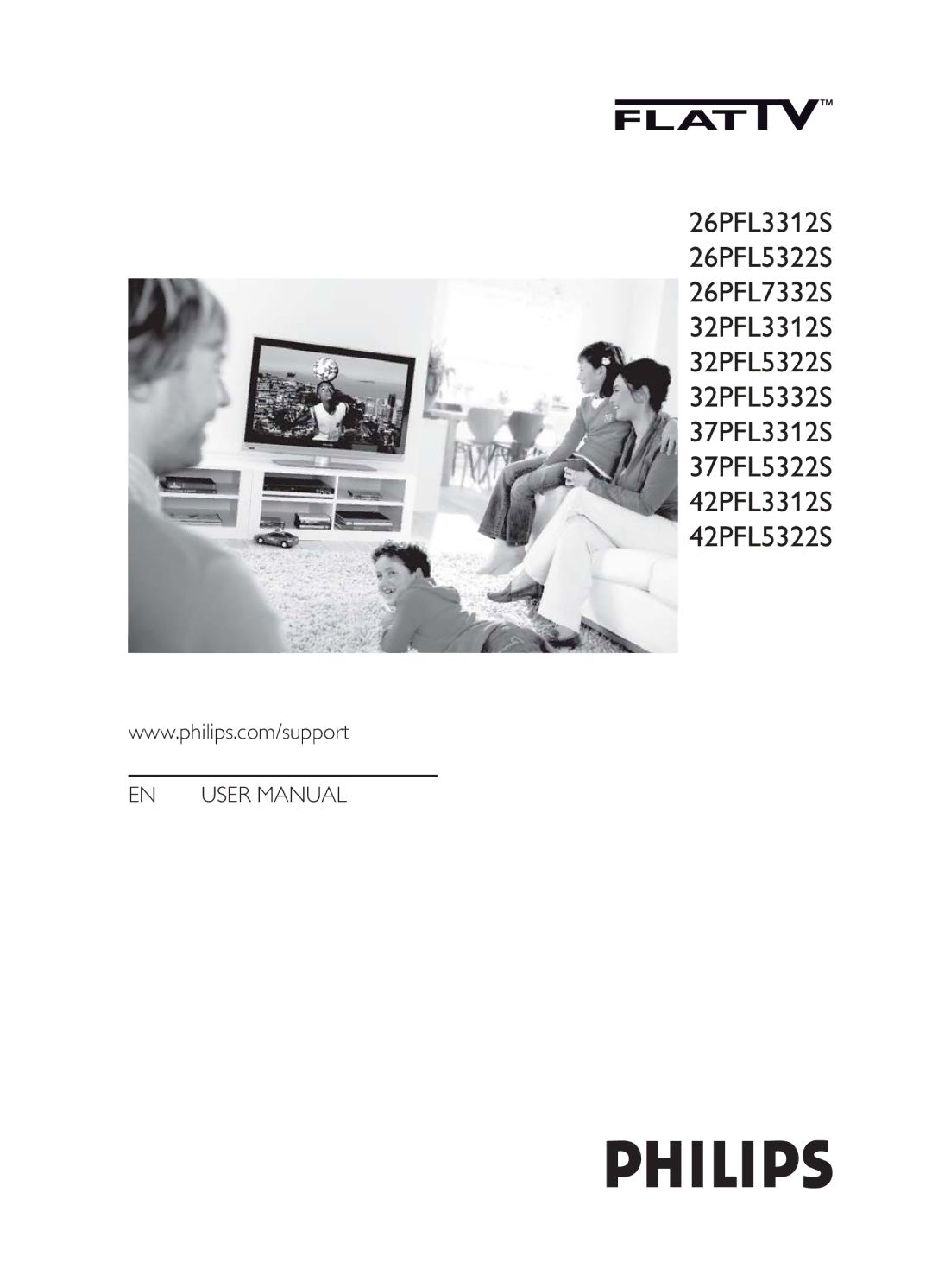 Philips 26PFL5322S, 32PFL3312S, 26PFL3312S, 32PFL5332S user manual 