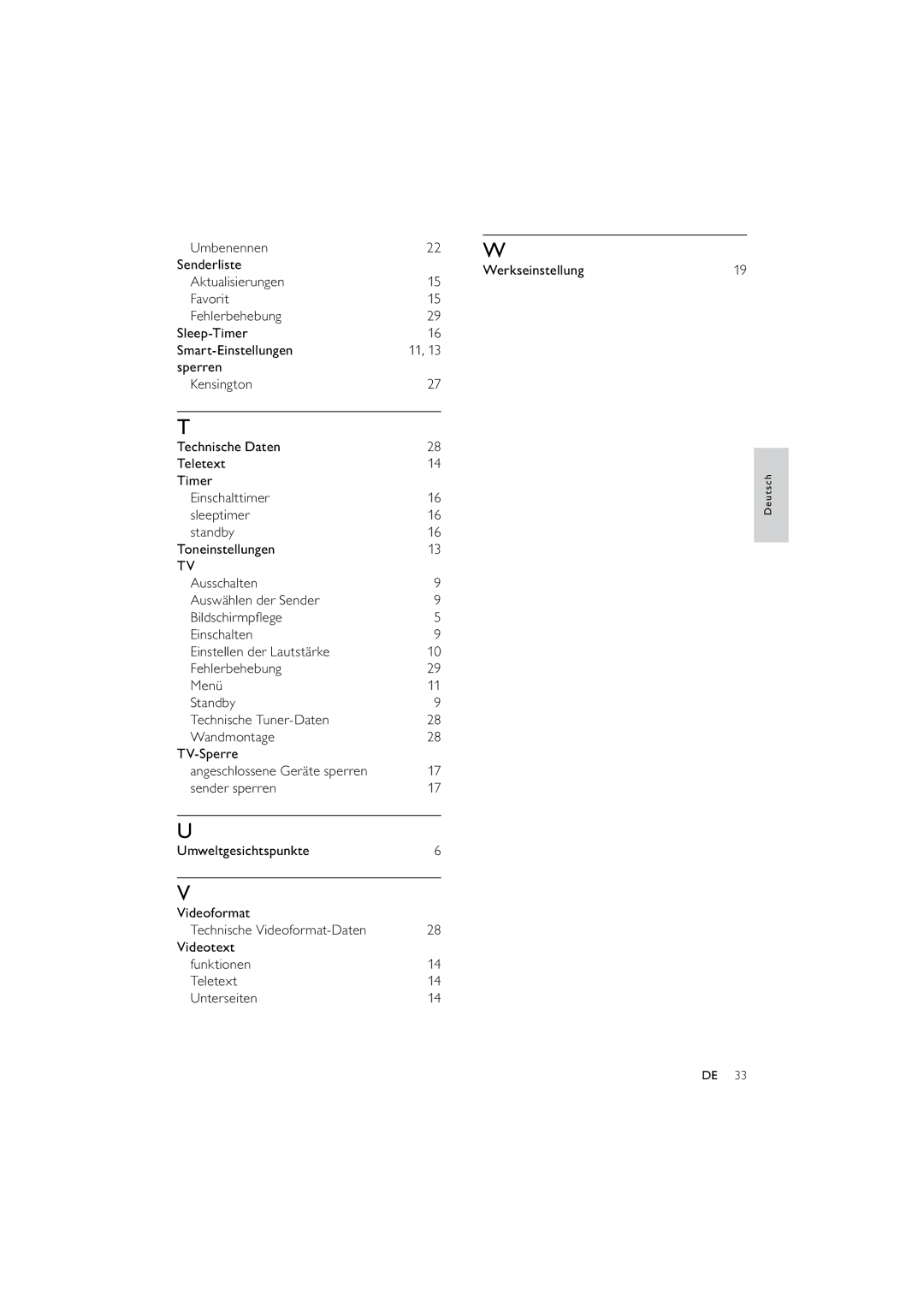 Philips 42PFL3704/12, 32PFL3614/12 manual Angeschlossene Geräte sperren 