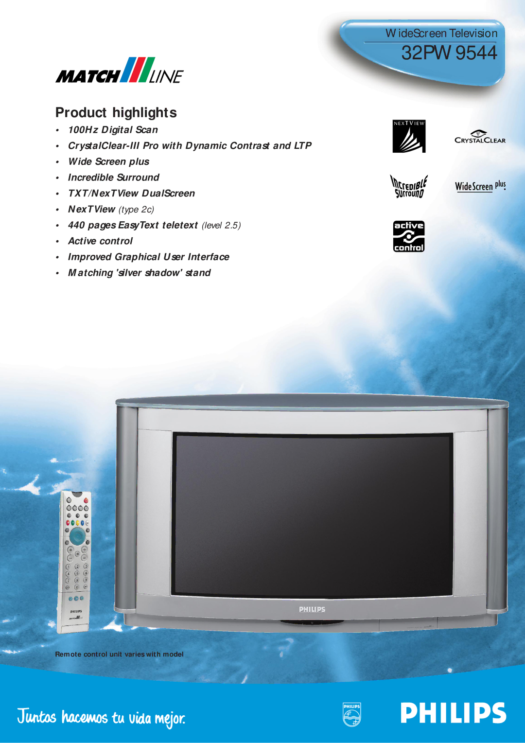 Philips 32PW9544 manual 