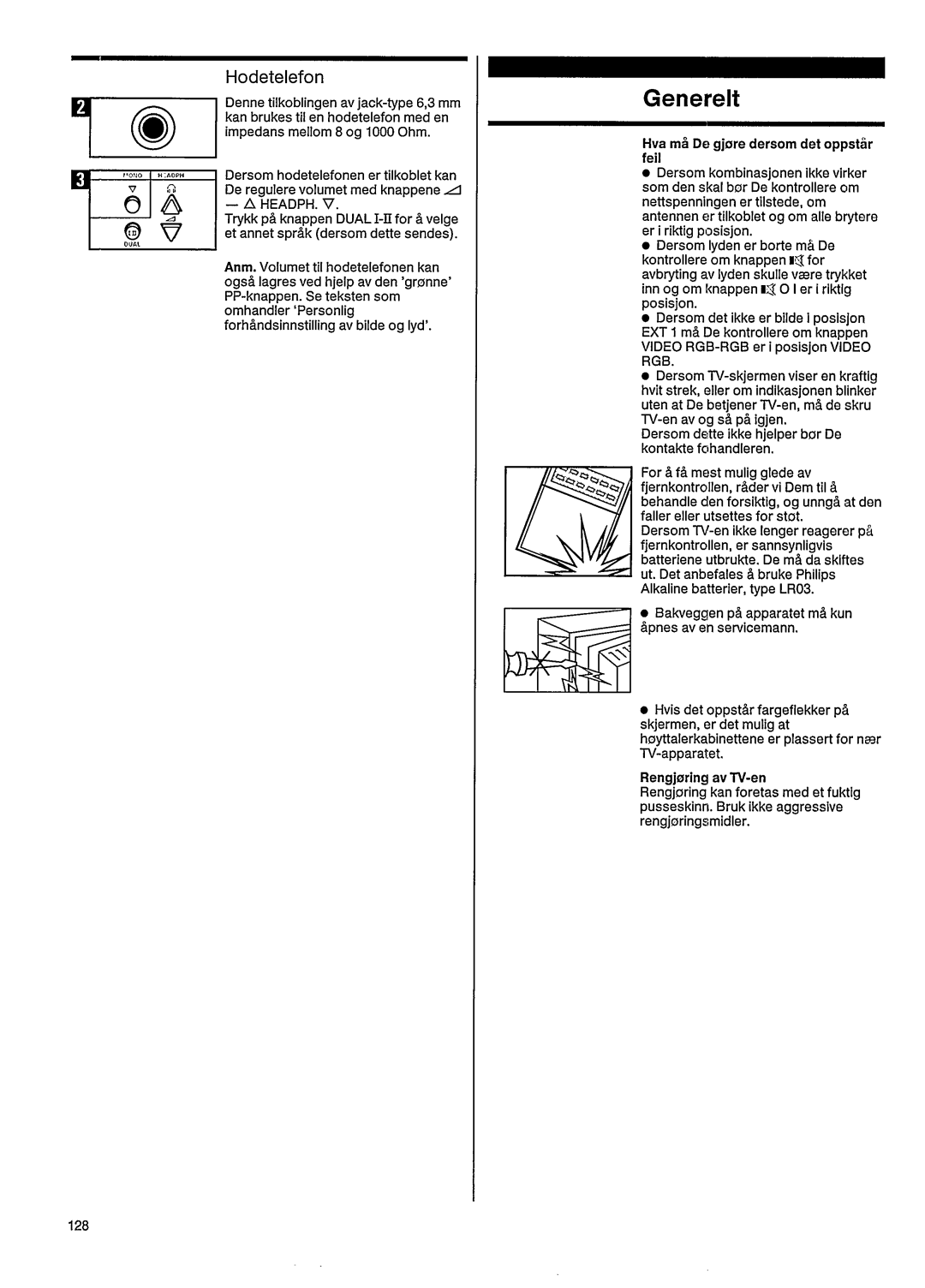 Philips 33CE7536 manual 