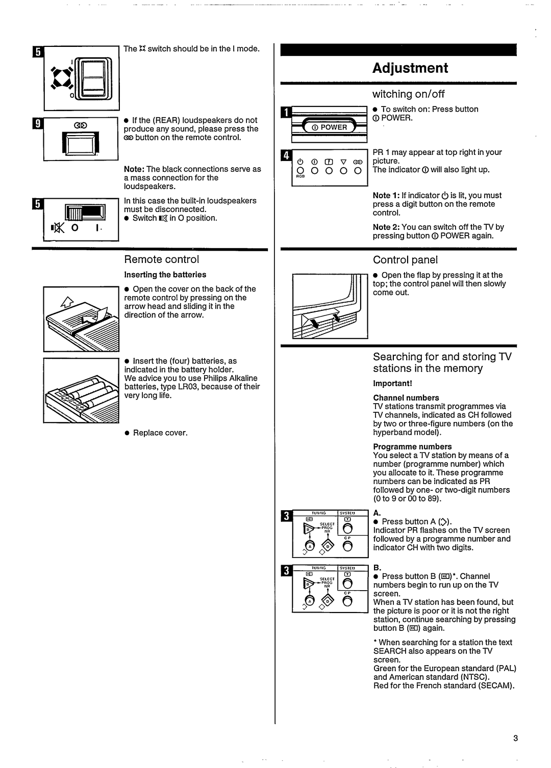 Philips 33CE7536 manual 