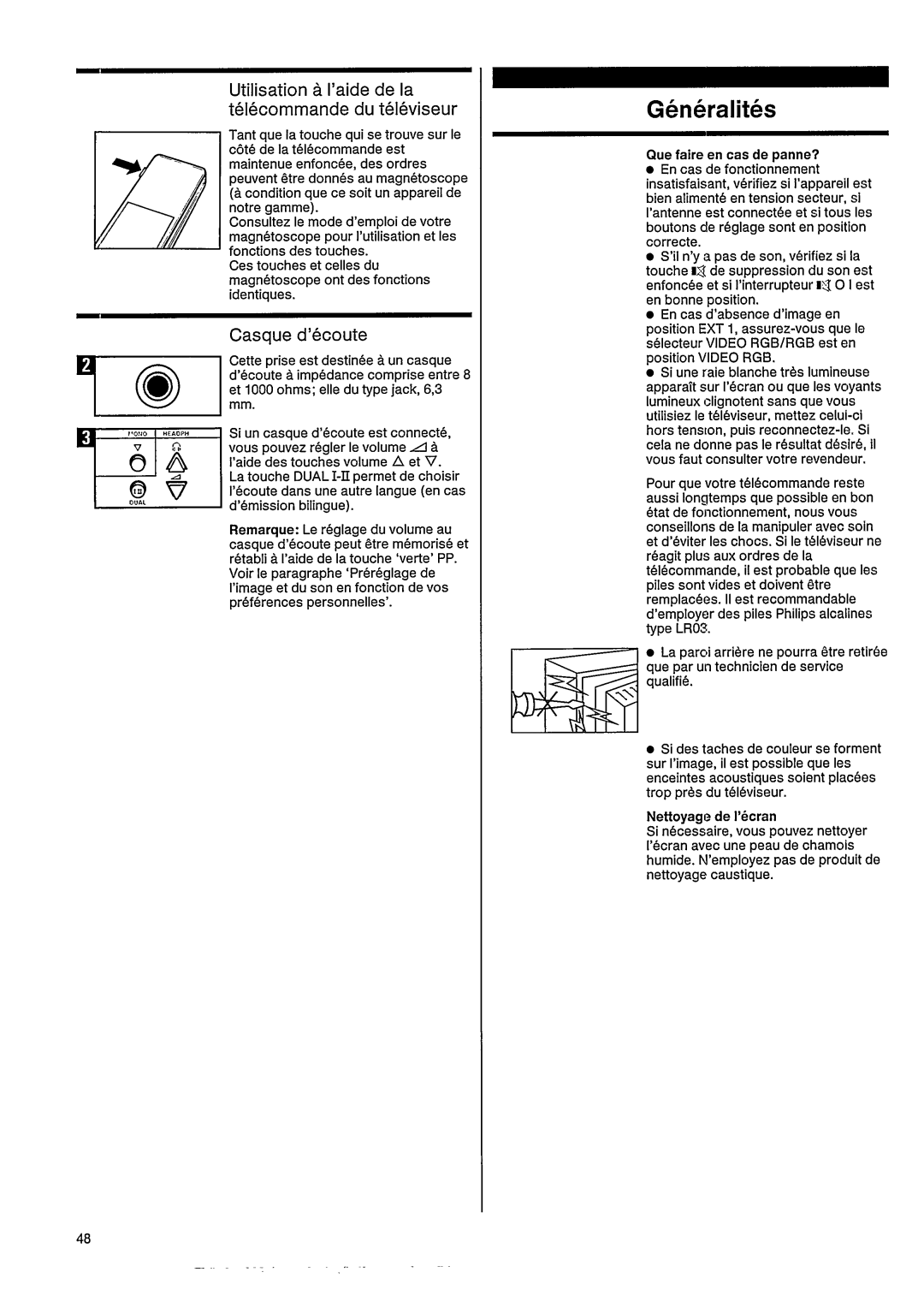 Philips 33CE7539 manual 