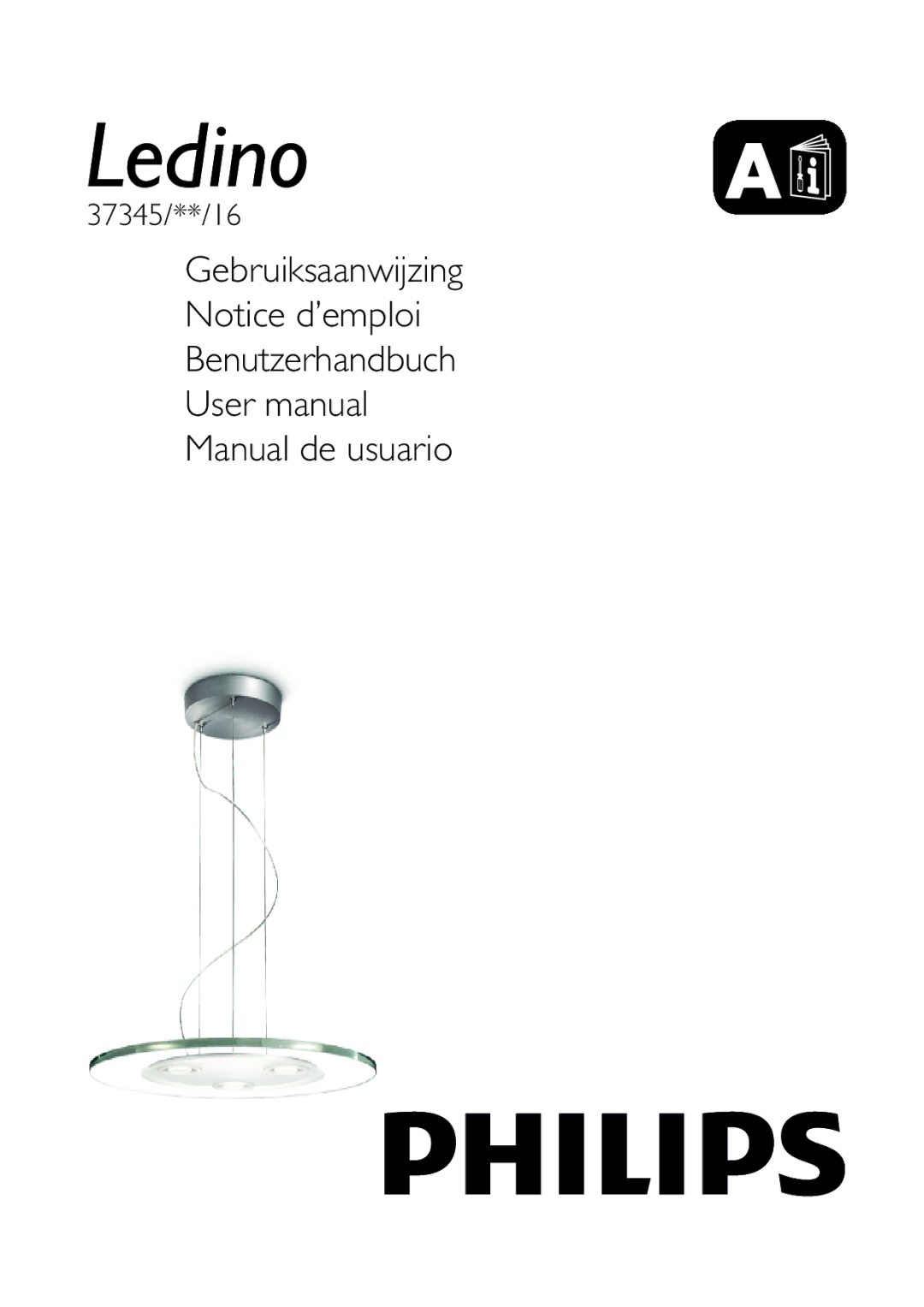 Philips 37345/48/16 user manual Ledino 