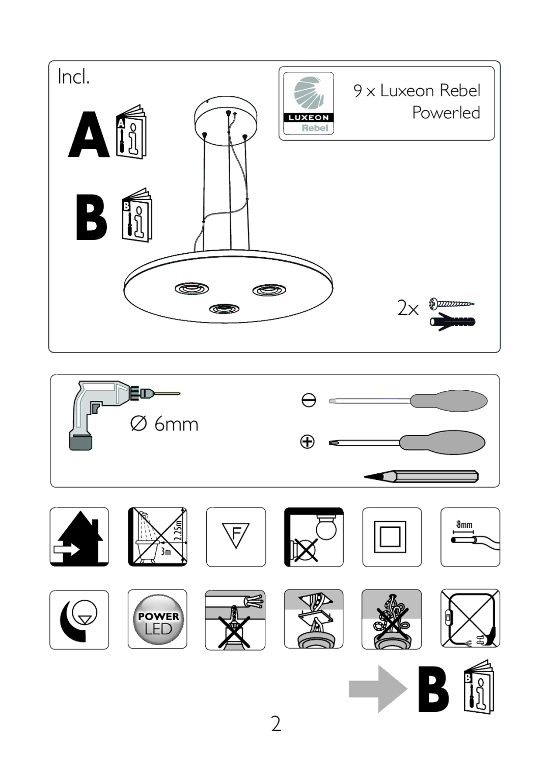 Philips 37345/48/16 user manual 8mm 